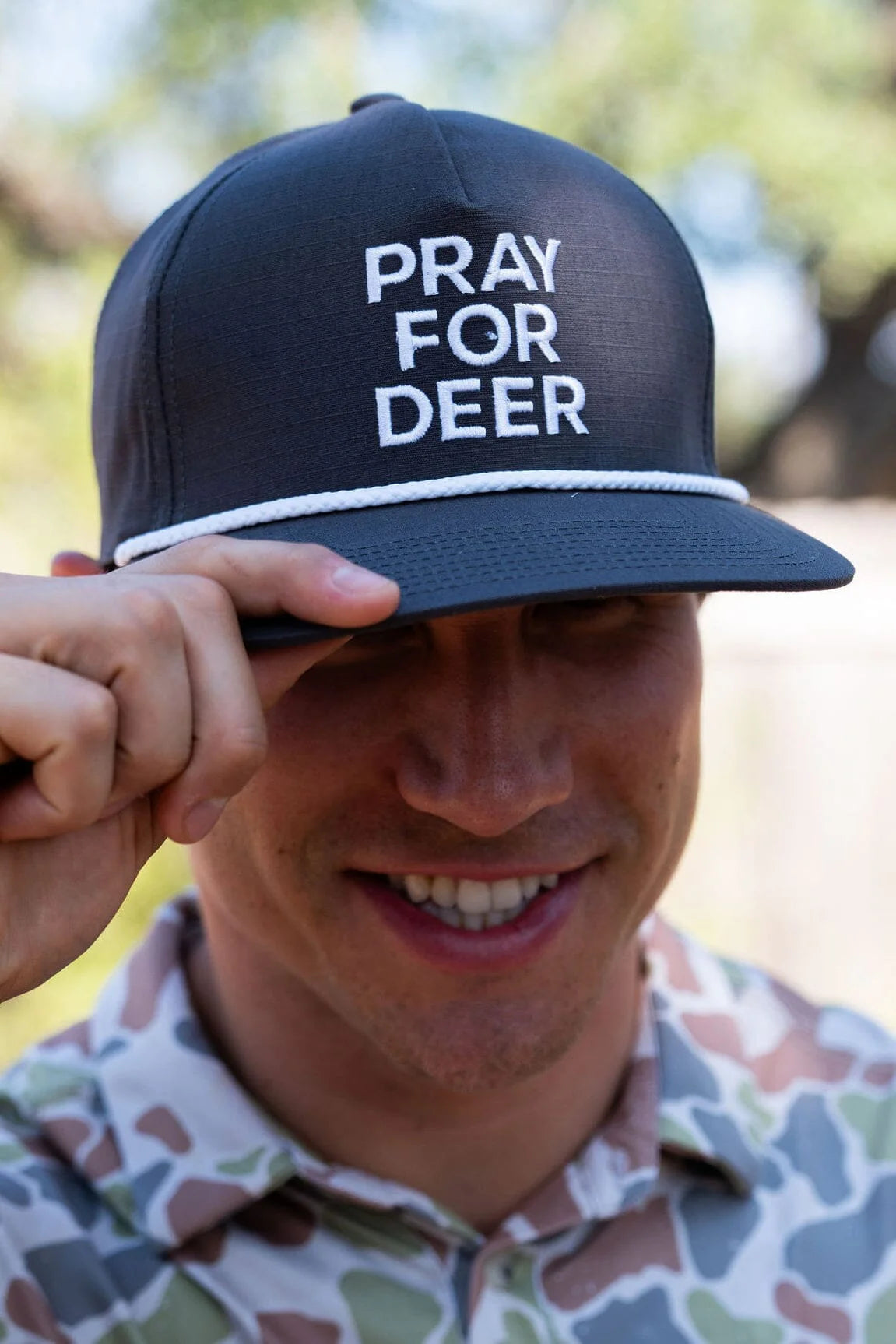 Pray For Deer Rope Cap