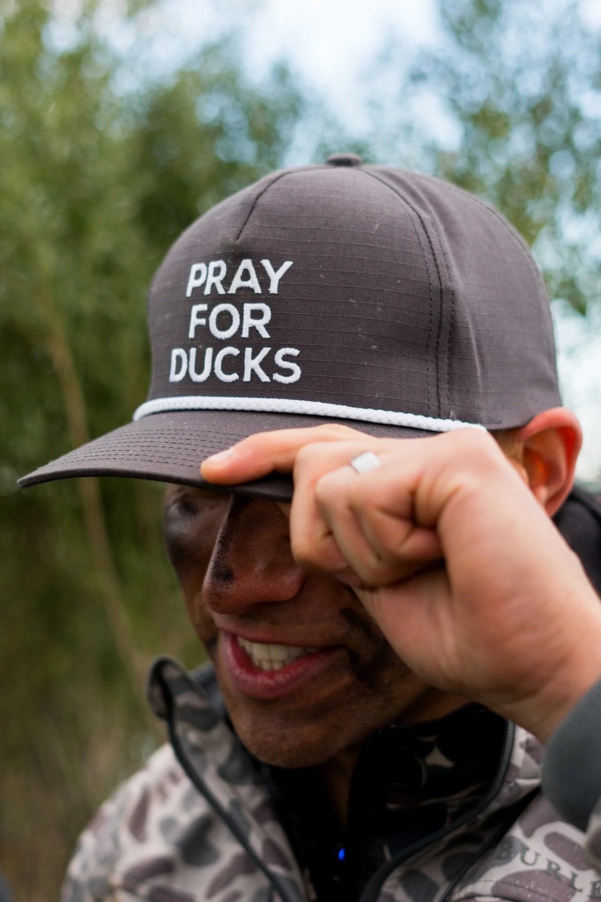 Pray For Ducks Rope Cap