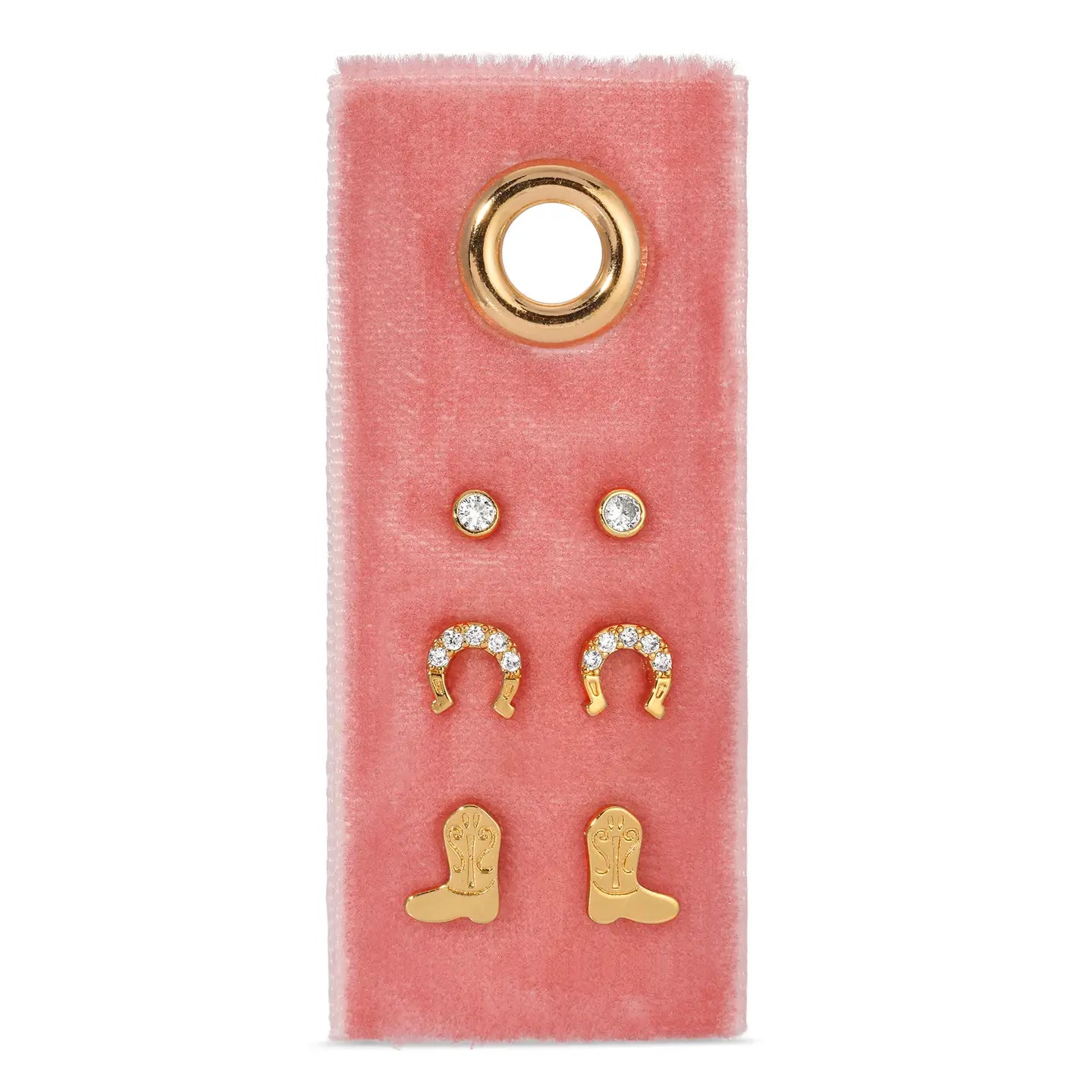 Western Earrings Velvet Gift Set