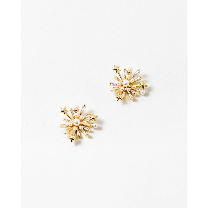 The Holiday Studs Gold