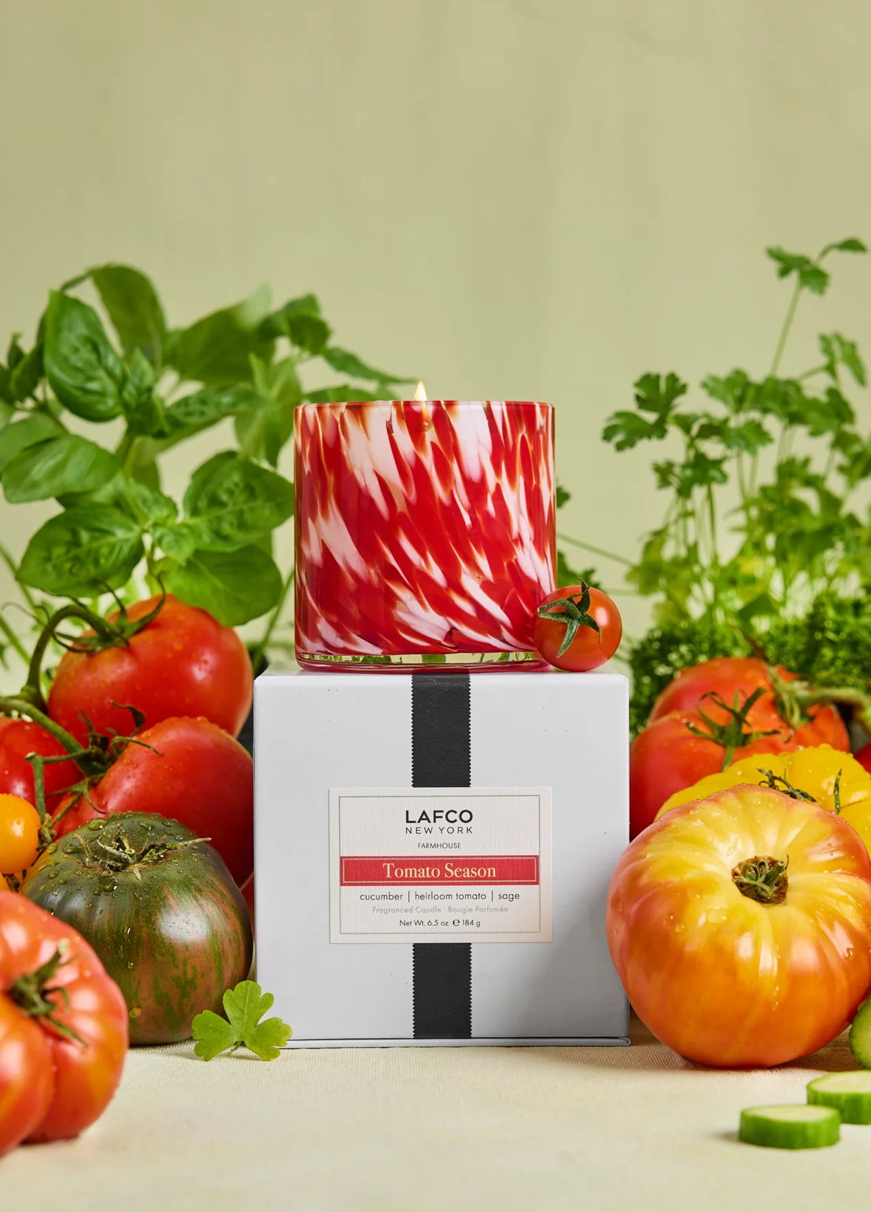 6.5oz Tomato Season Classic Candle - Farm House