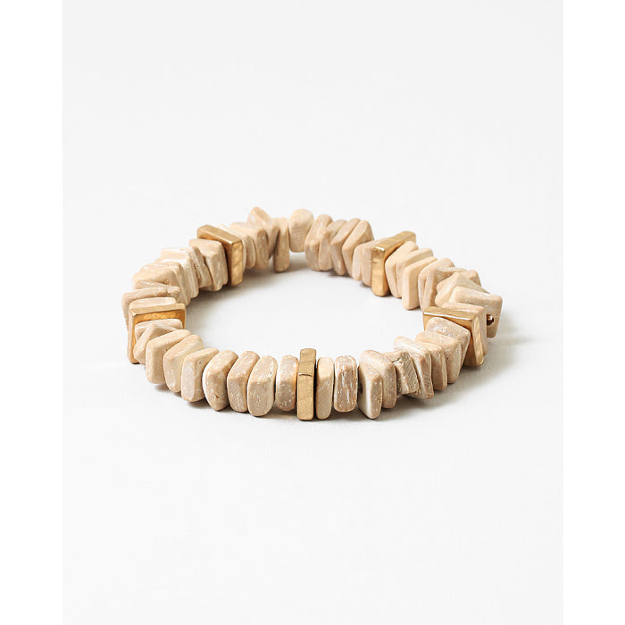 Wren Stone Bracelet Light Tan