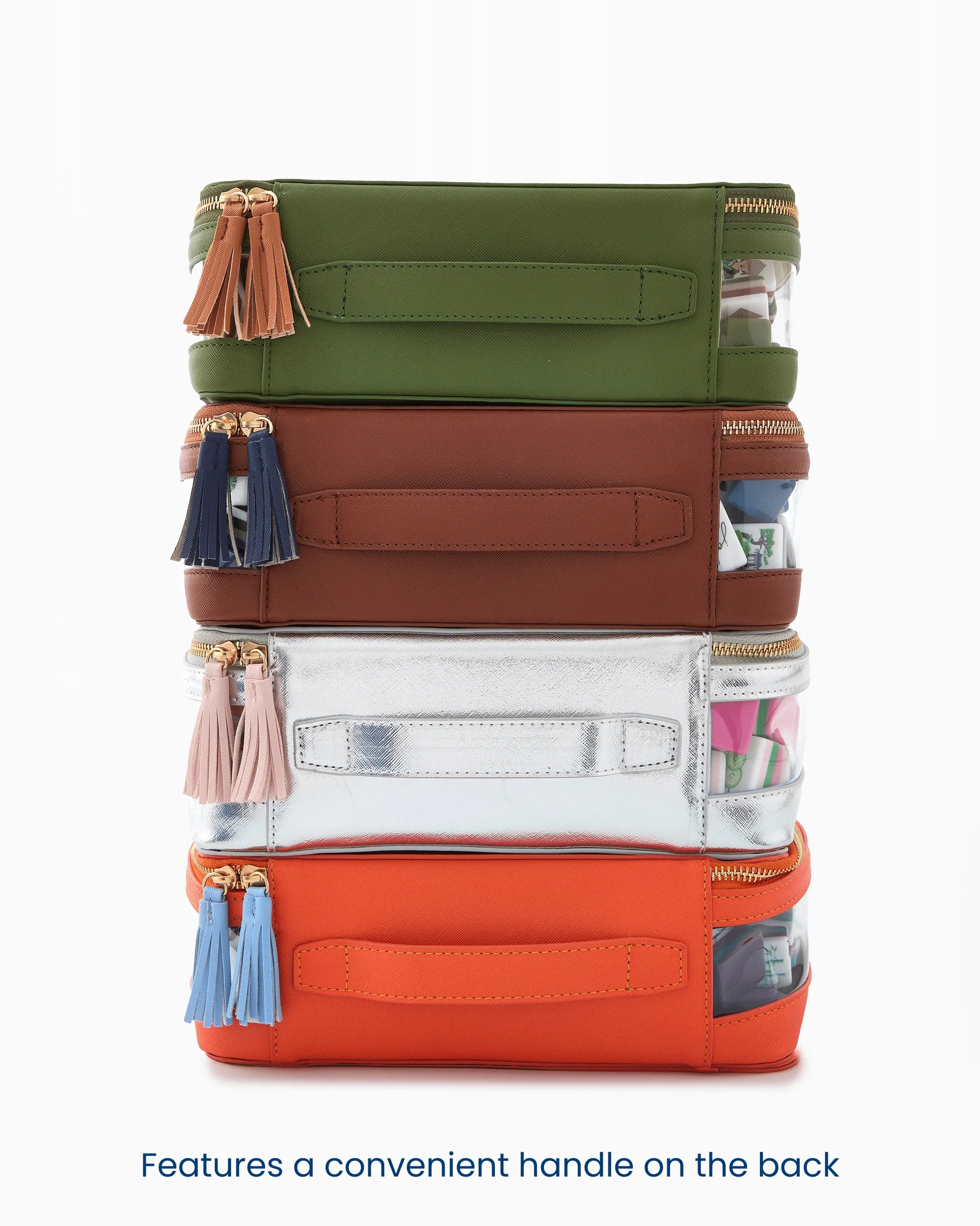 Cognac Tile Storage Bag