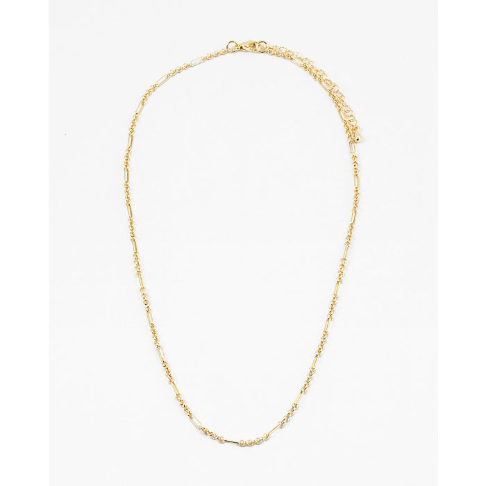 Multi Style Simple Chain Necklace Gold