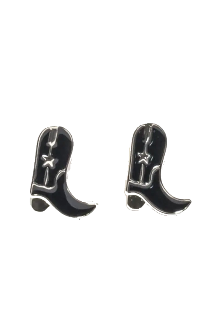 Black Cowboy Boot Studs