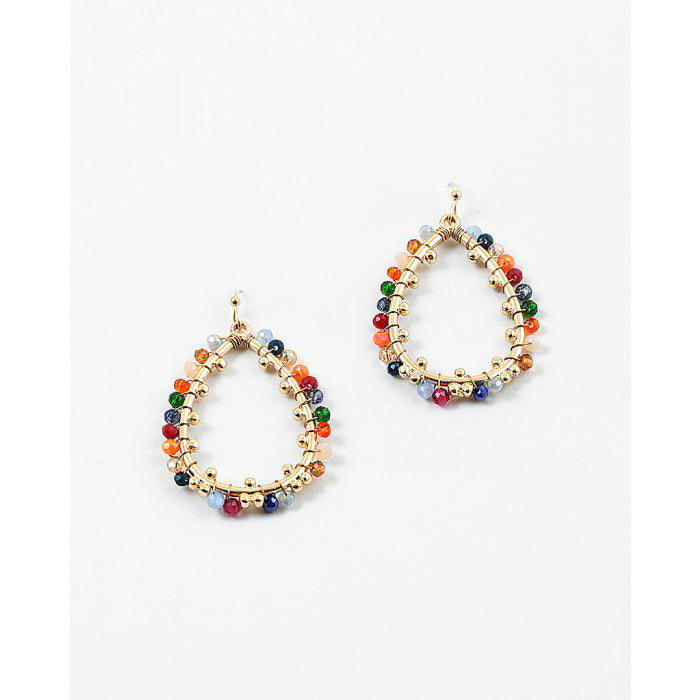 Beaded Drop Earrings