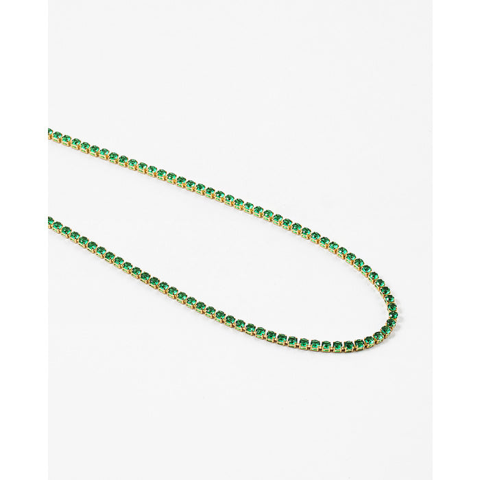 Emerald Tennis Necklace