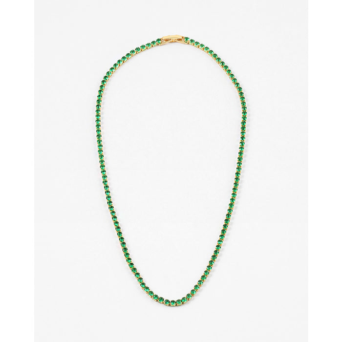 Emerald Tennis Necklace