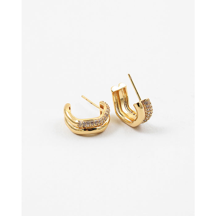 Cubic Dressy Hoops