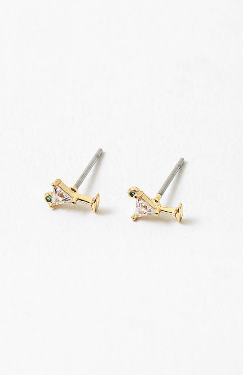 Gold Dipped Cocktail Party Studs