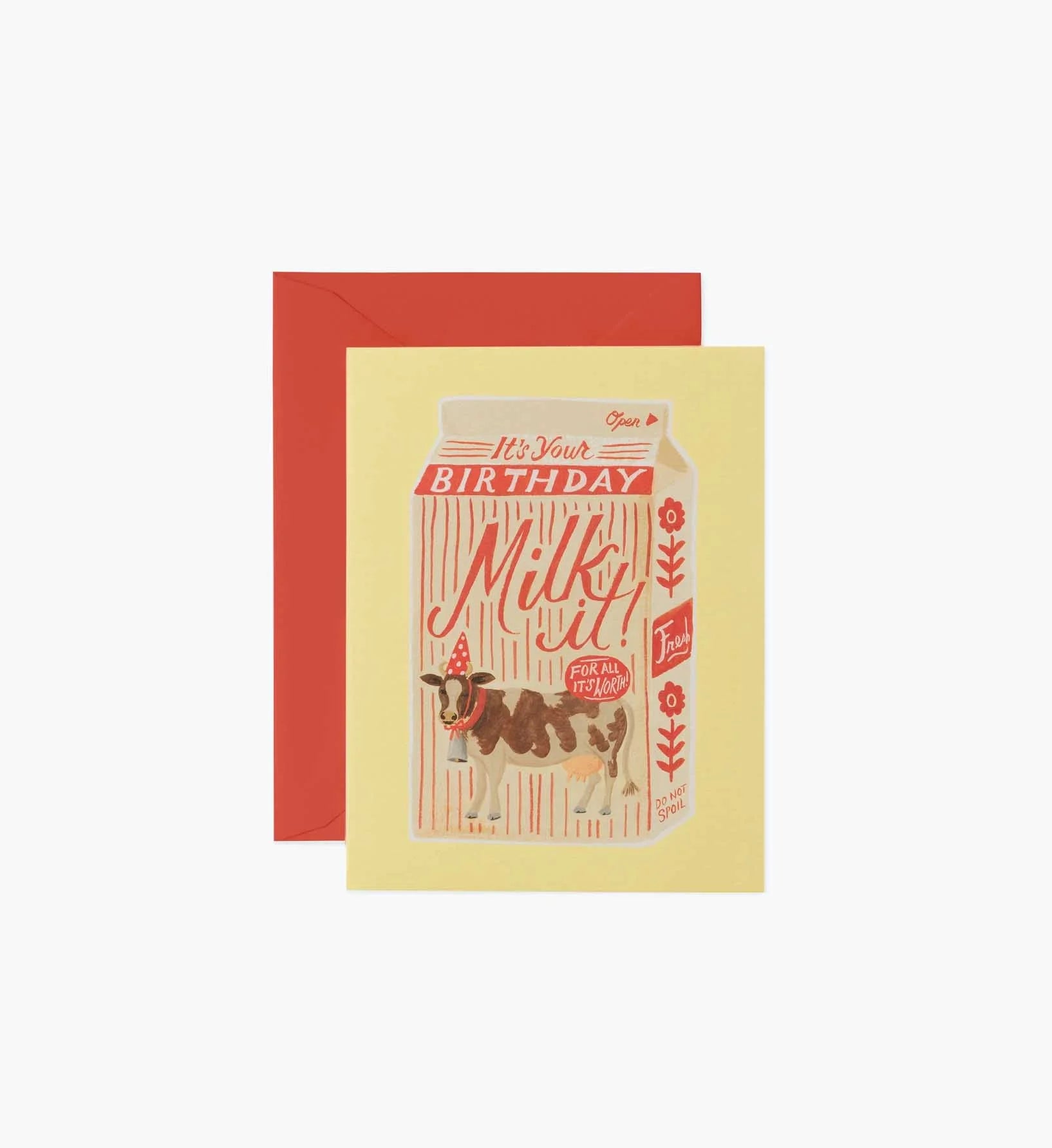 Milk It Birthday Card