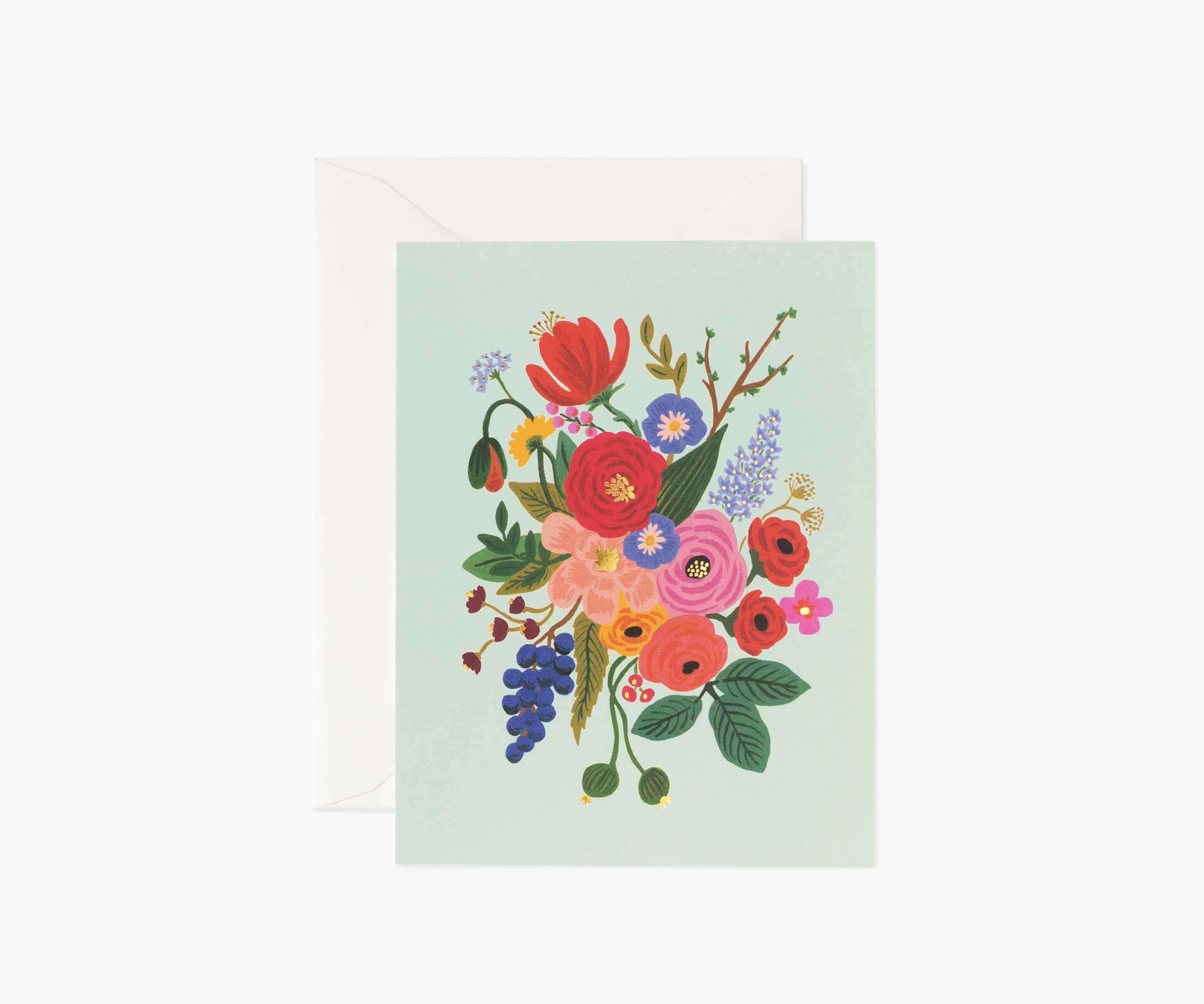 Garden Party Mint Card