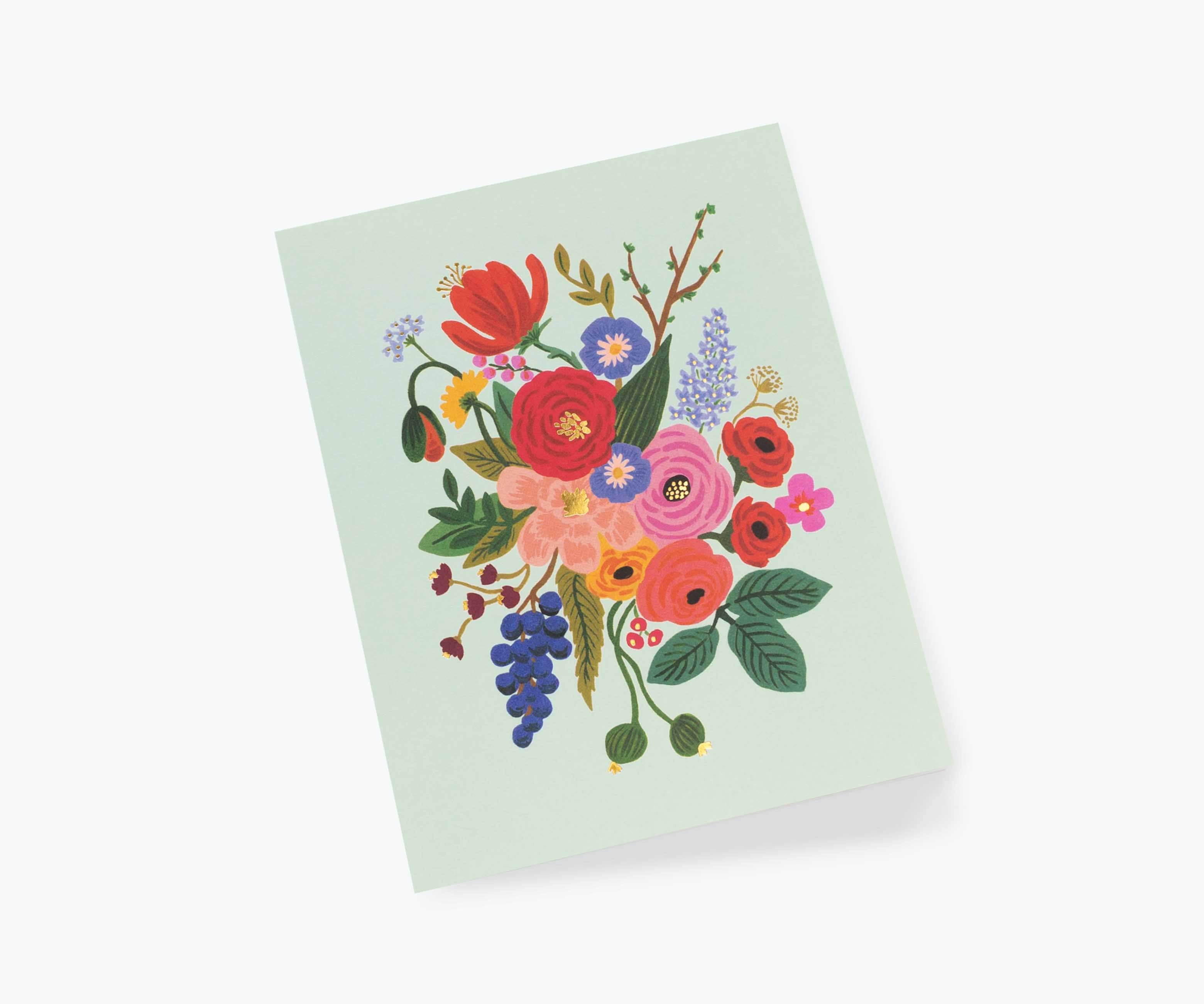 Garden Party Mint Card