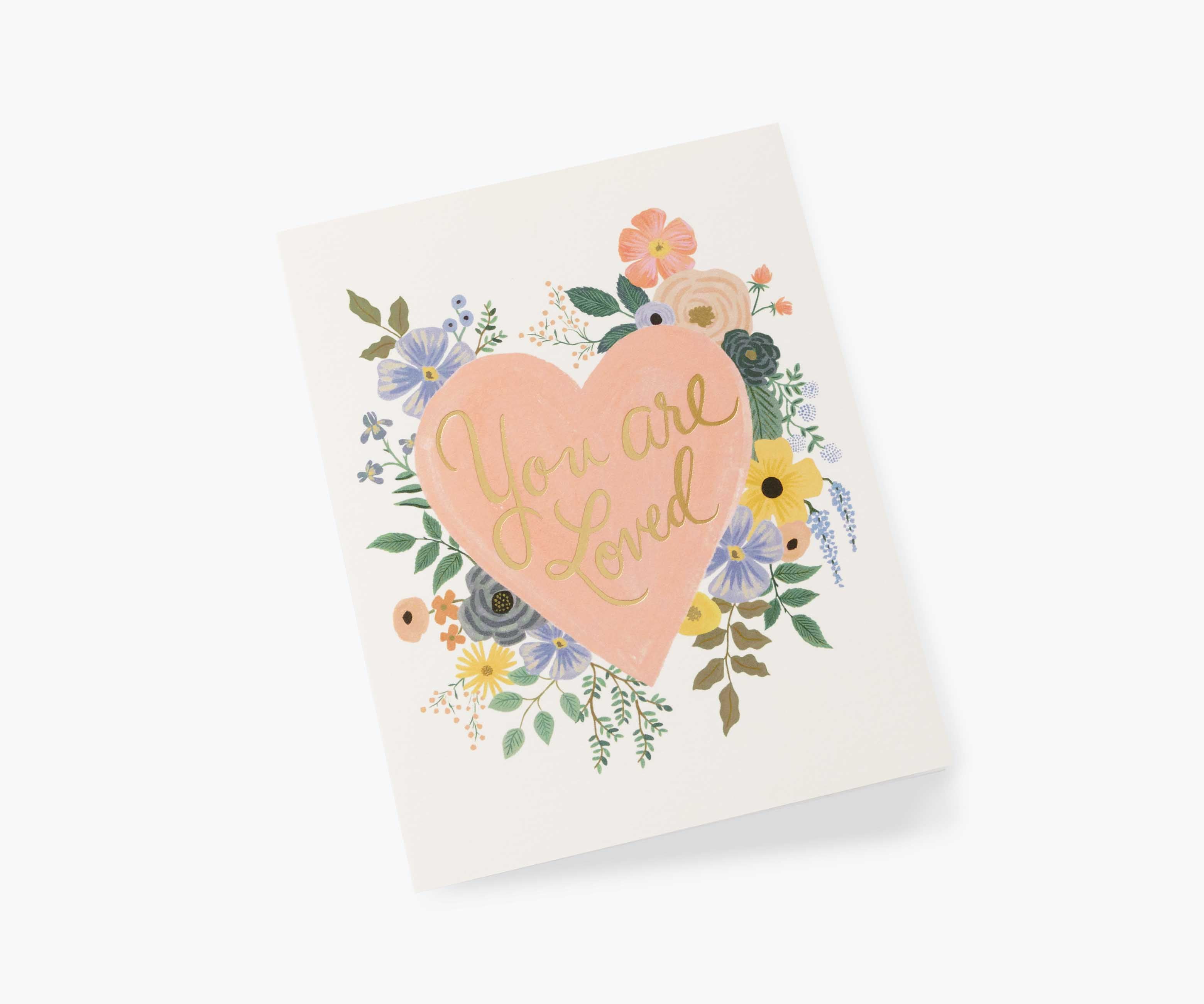 You Are Loved Heart Card
