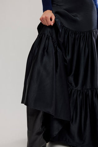 JULIETTE SATIN MAXI SKIRT