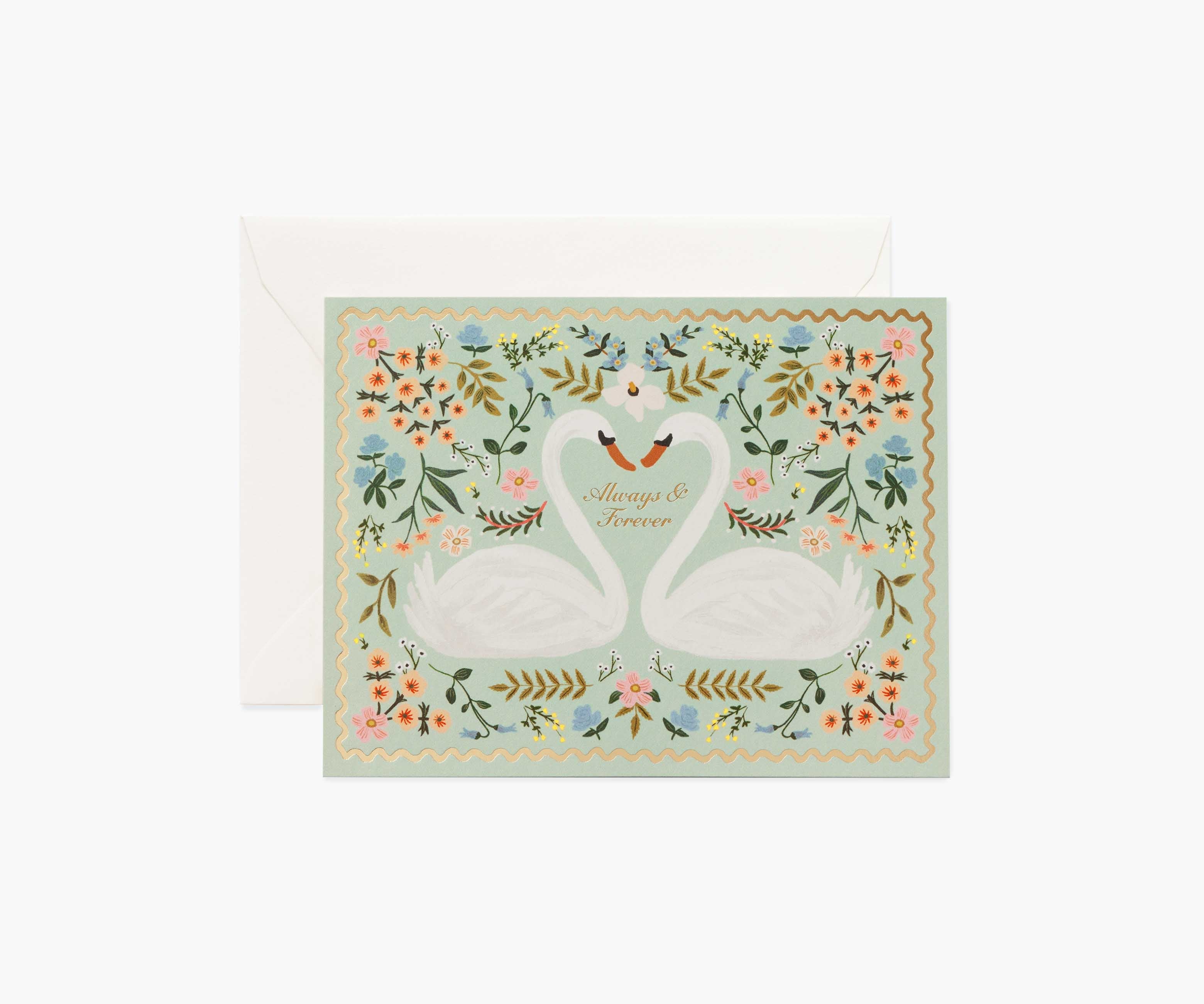 Always & Forever Swans Card
