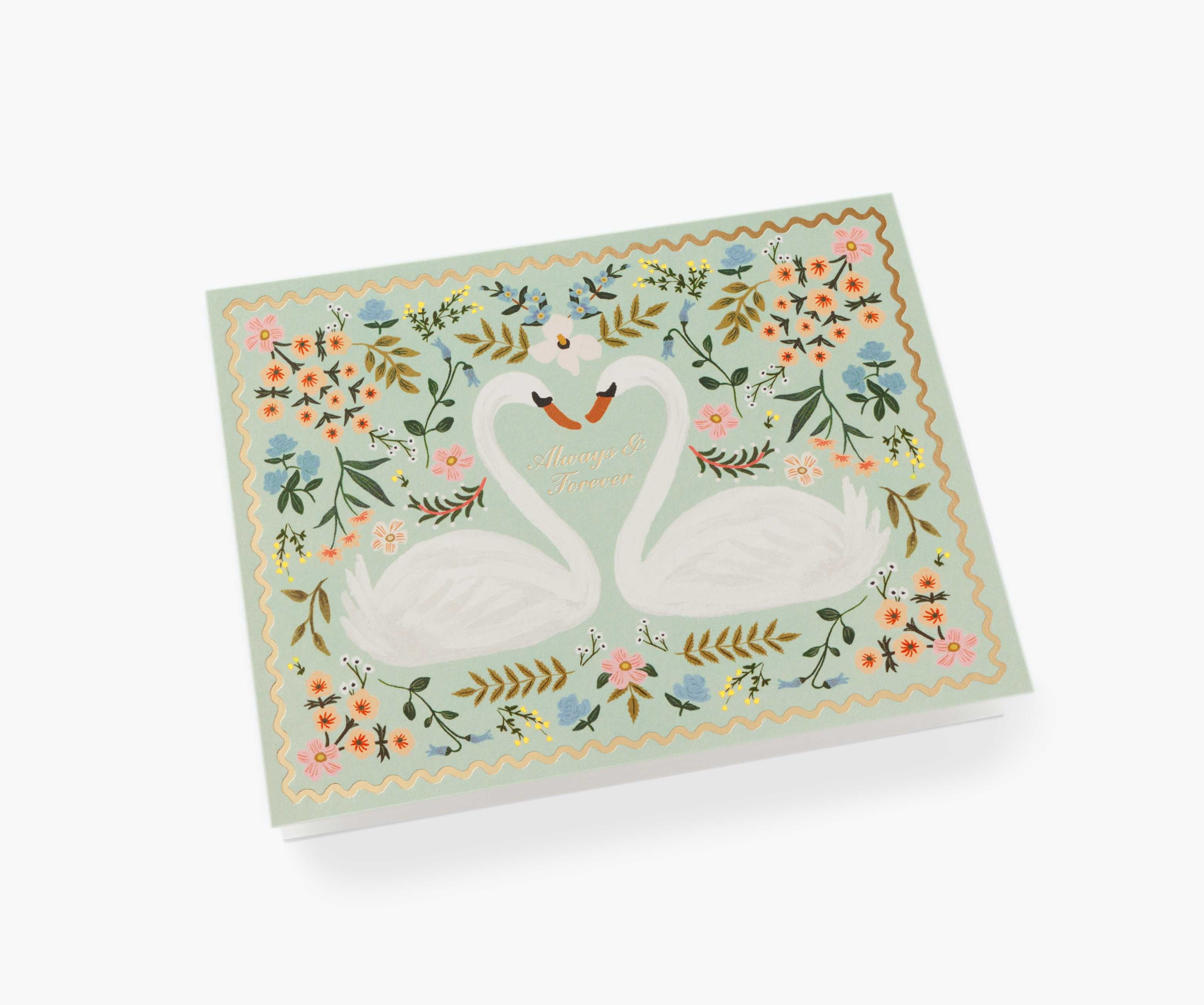 Always & Forever Swans Card