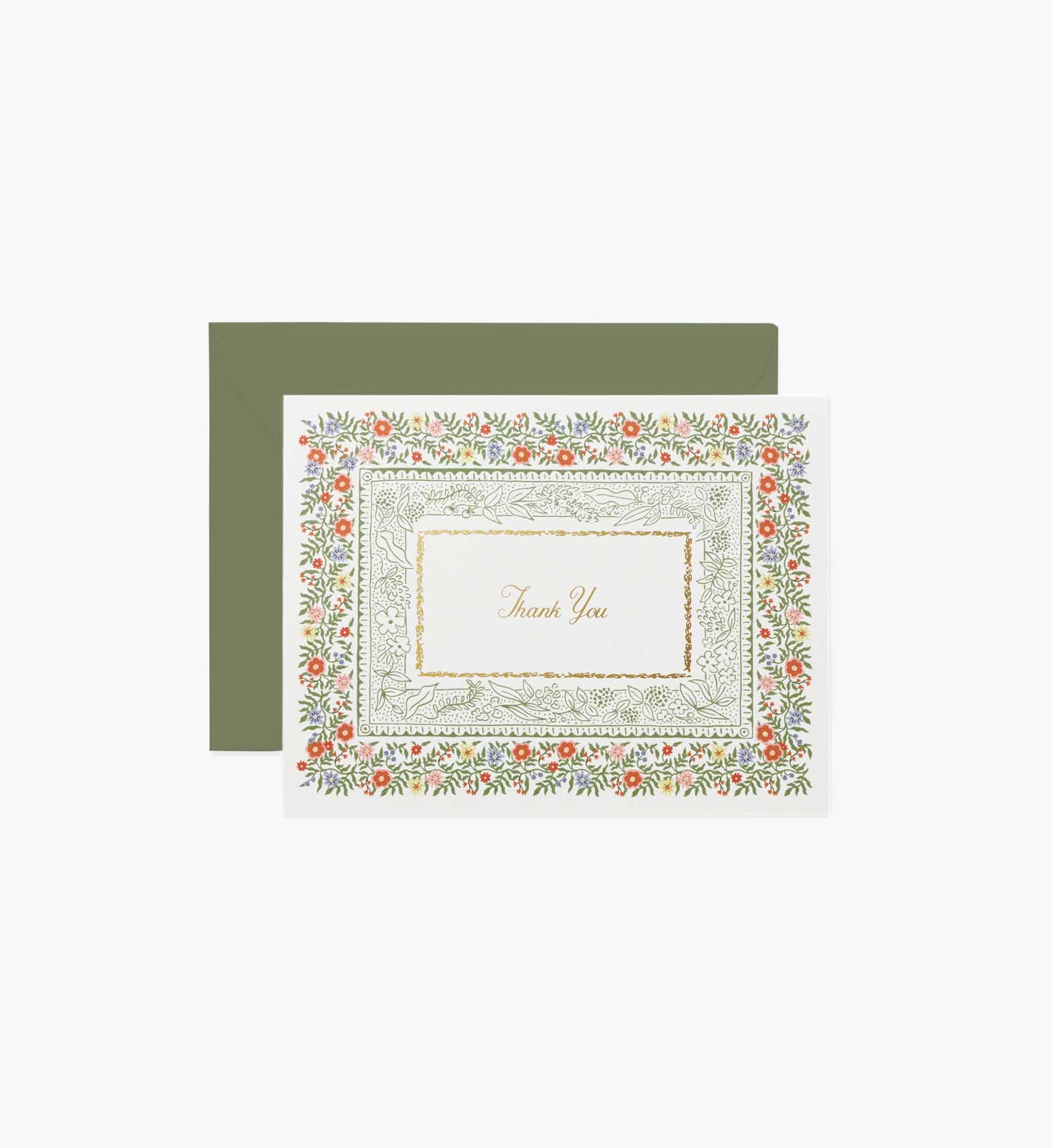 Rosette Thank You Card