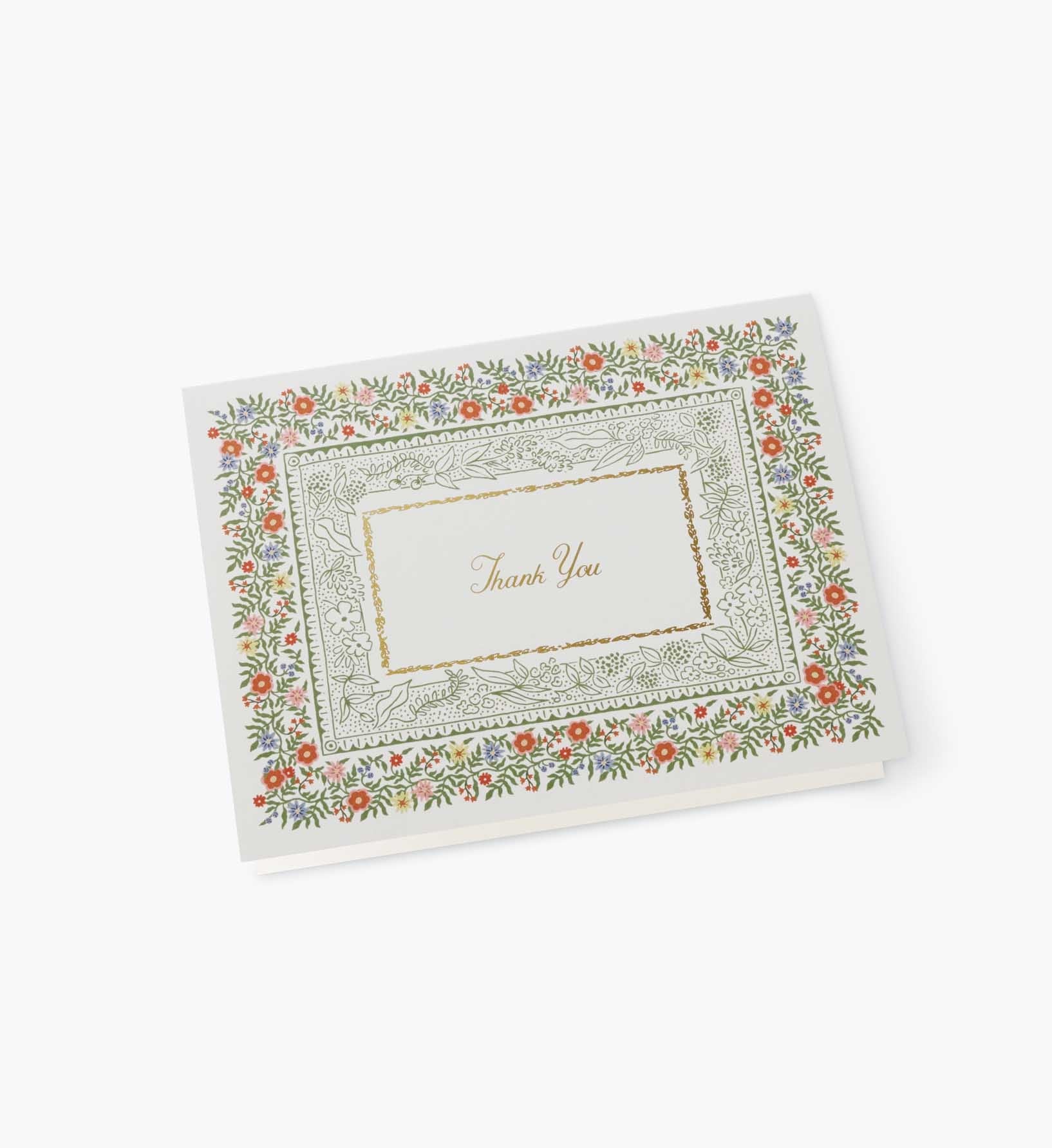 Rosette Thank You Card