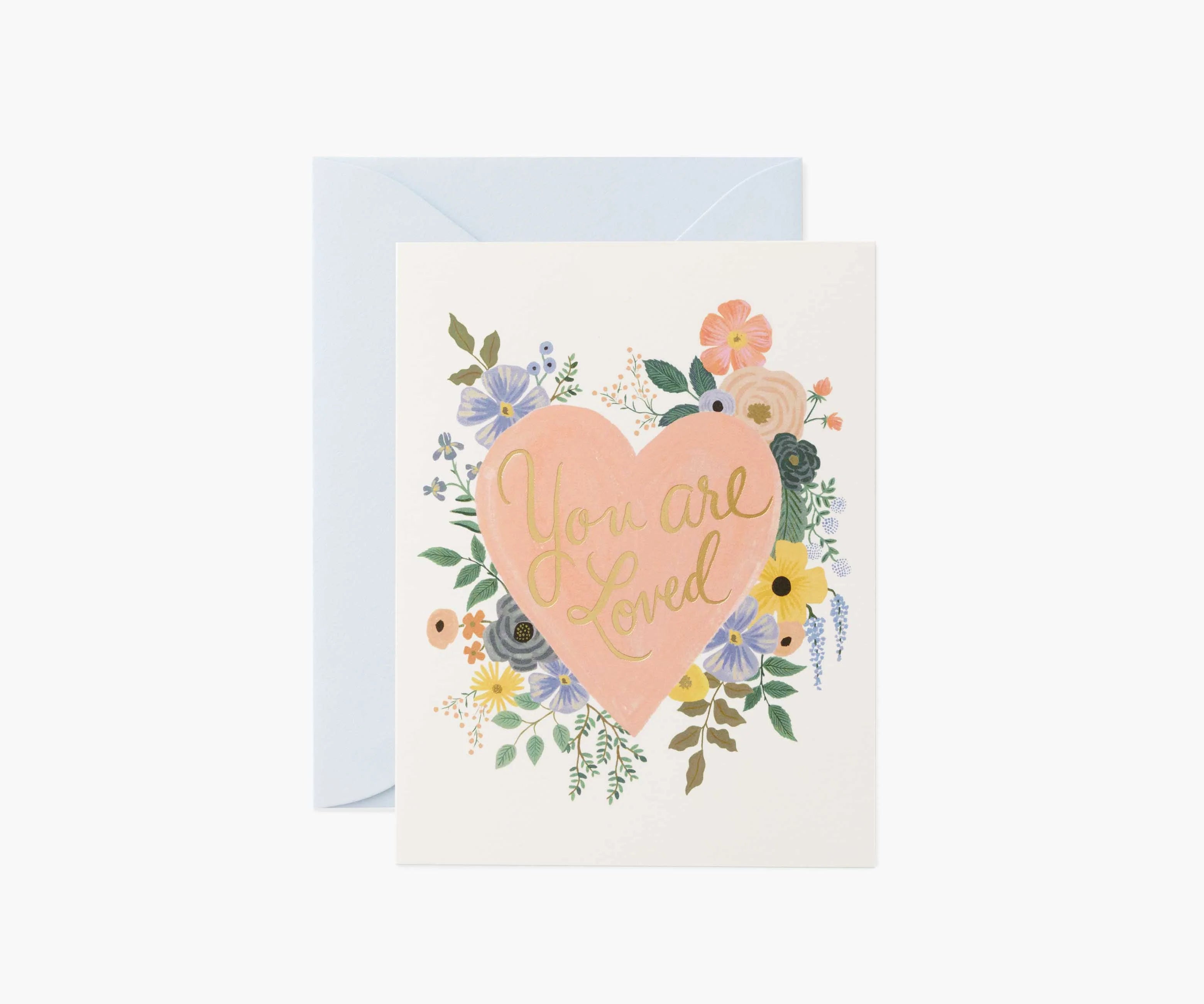 You Are Loved Heart Card