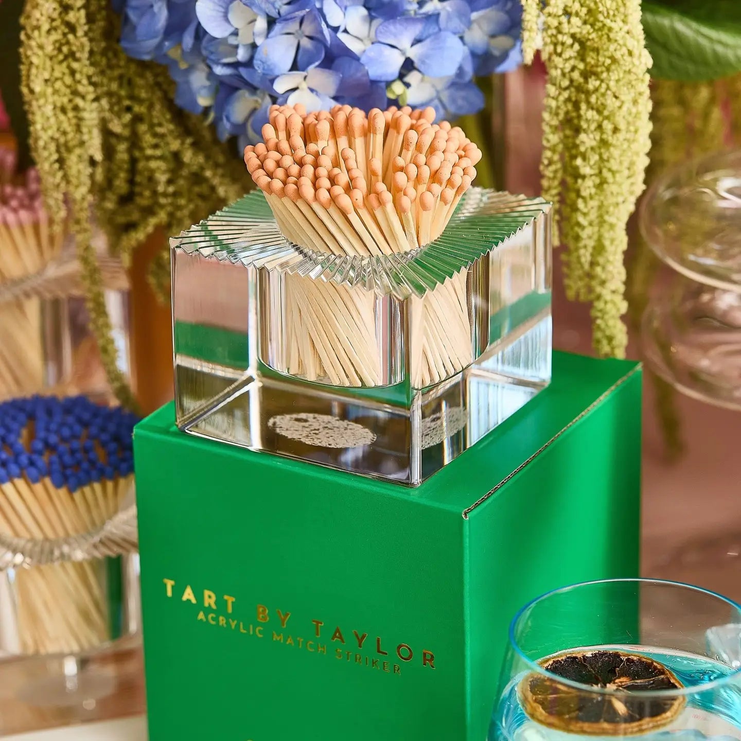 Square Match Striker | Orange Matches