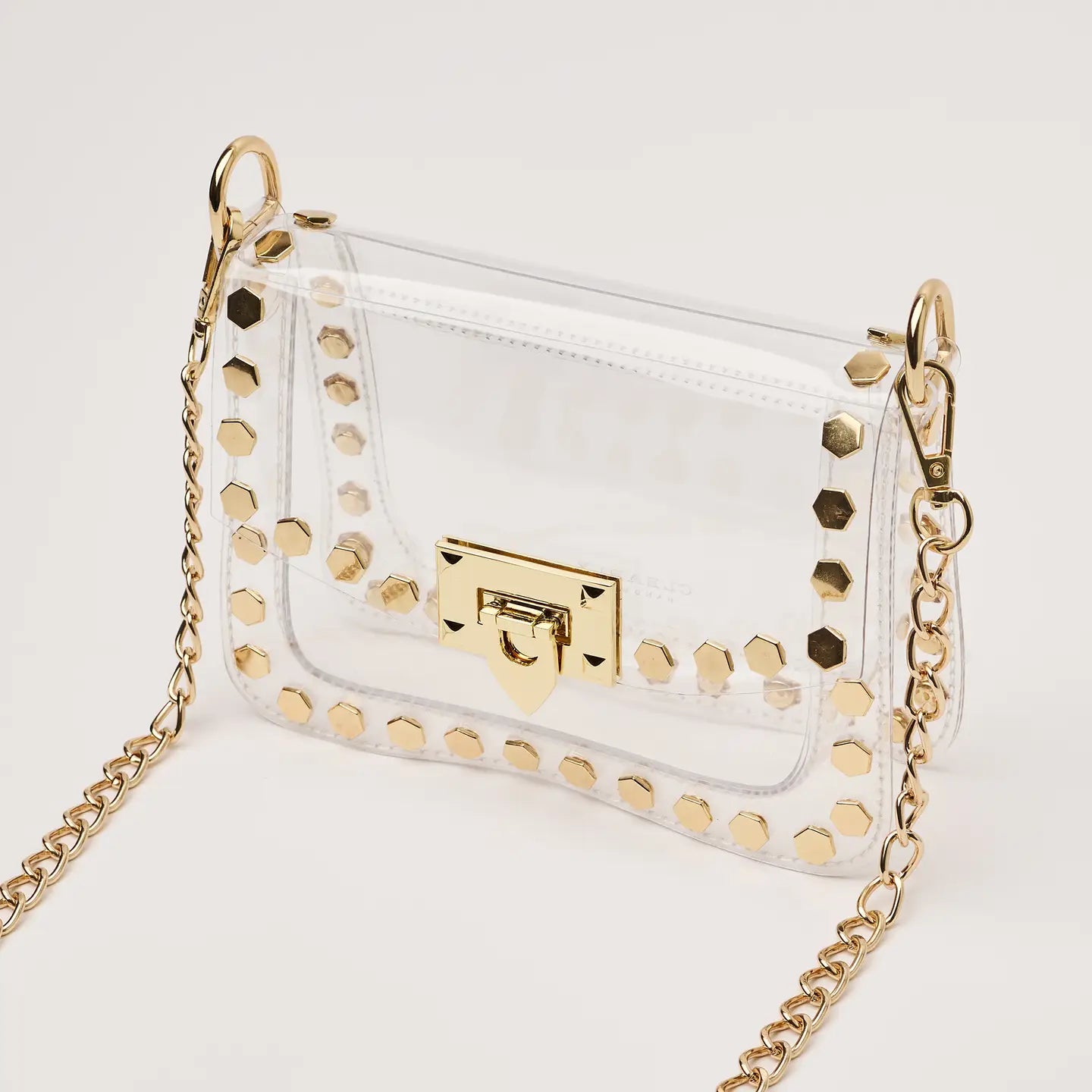 The Jackie Clear Purse - Hexagon