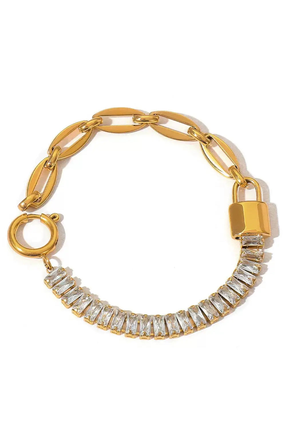 Baguette Lock Bracelet - Water Resistant