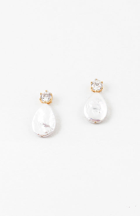 Fresh Water Pearl Drop Earrings