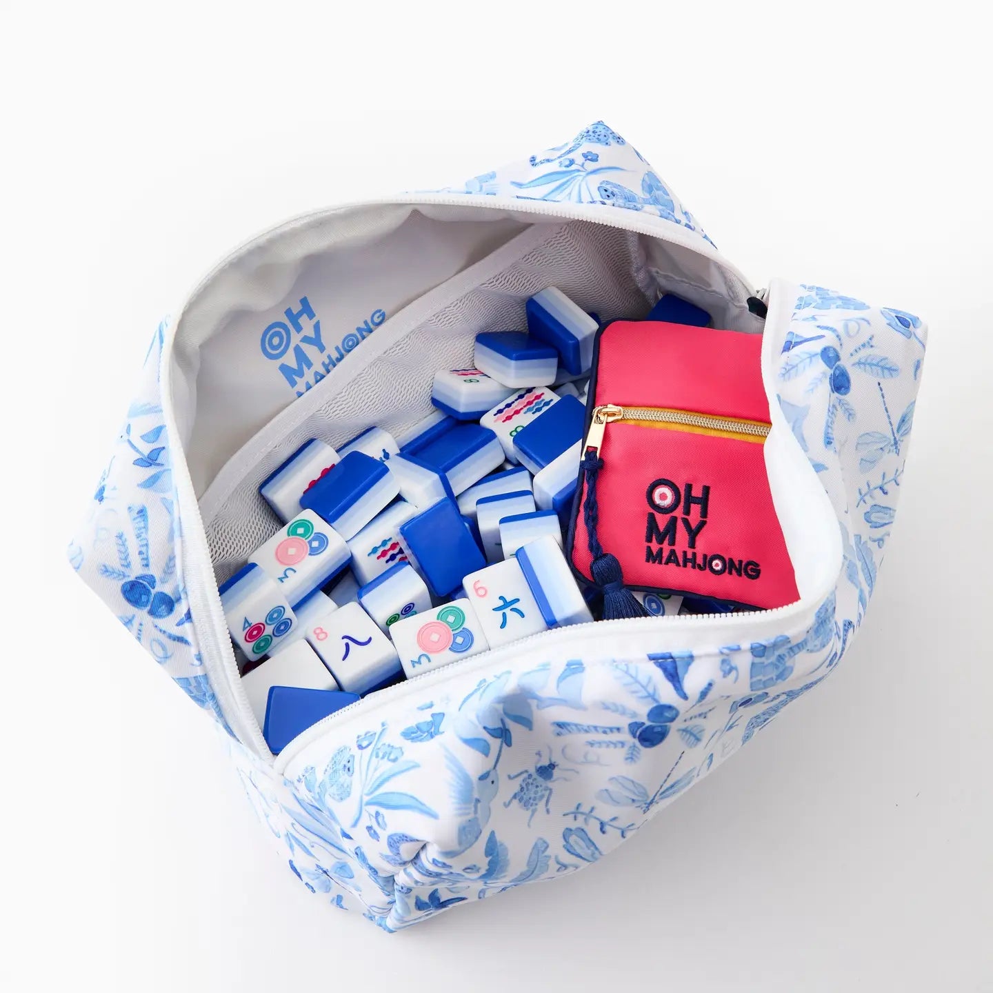 Amazon Blue Tile Storage Bag X Catherine Cartie Collab