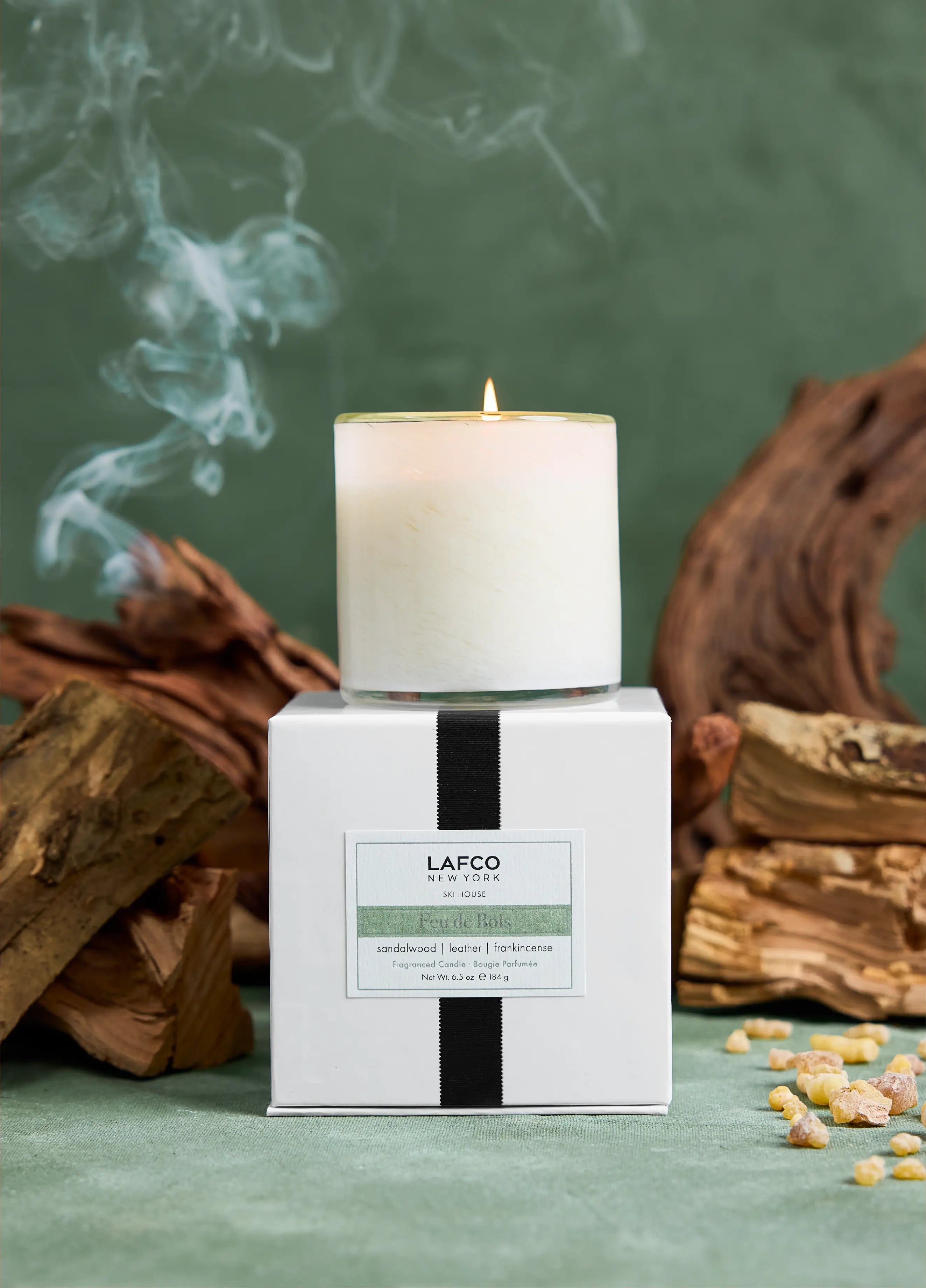 6.5oz Classic Candle Ski House - Feu d Bois