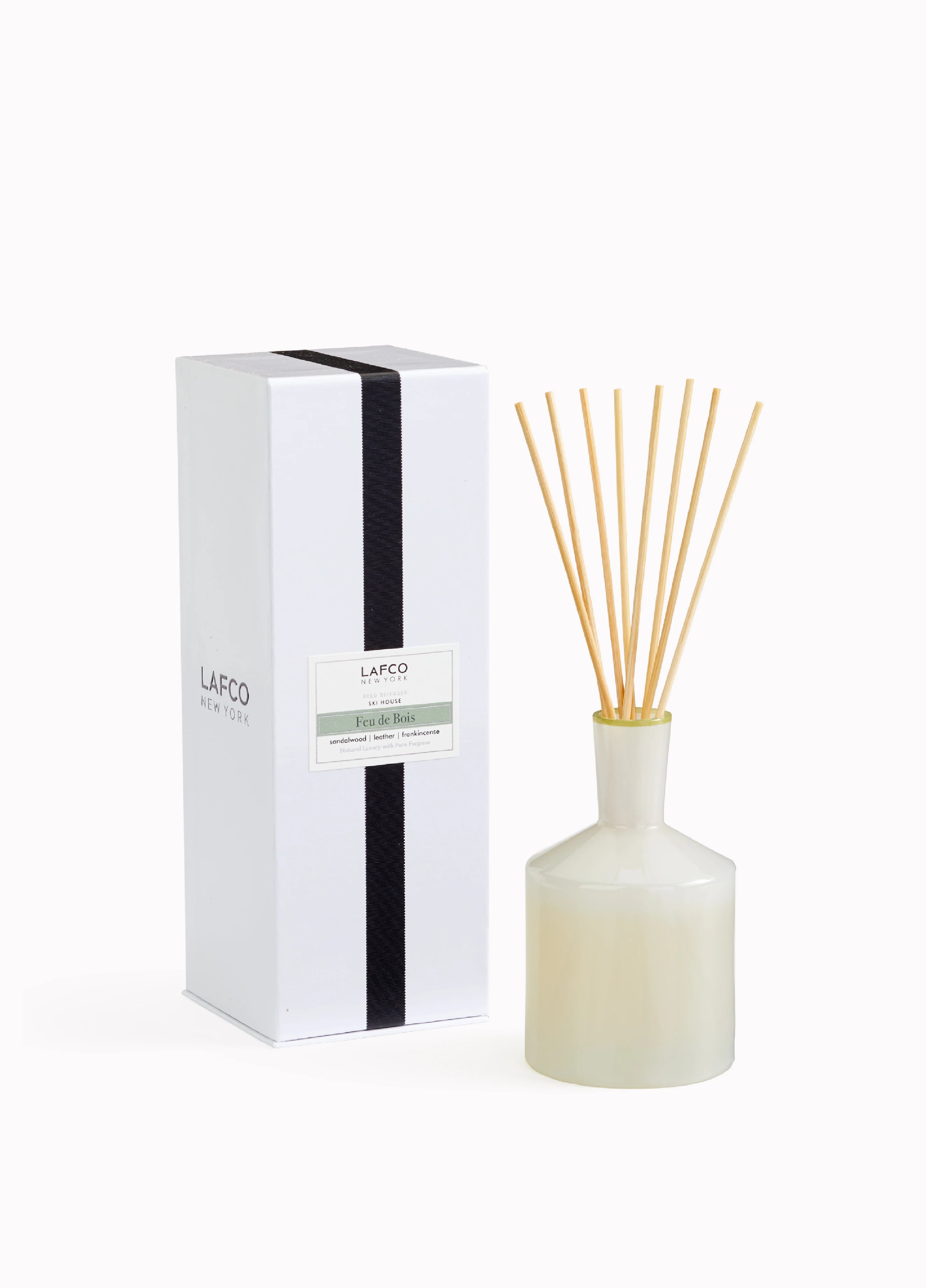 6oz Ski House Classic Reed Diffuser Feu De Bois