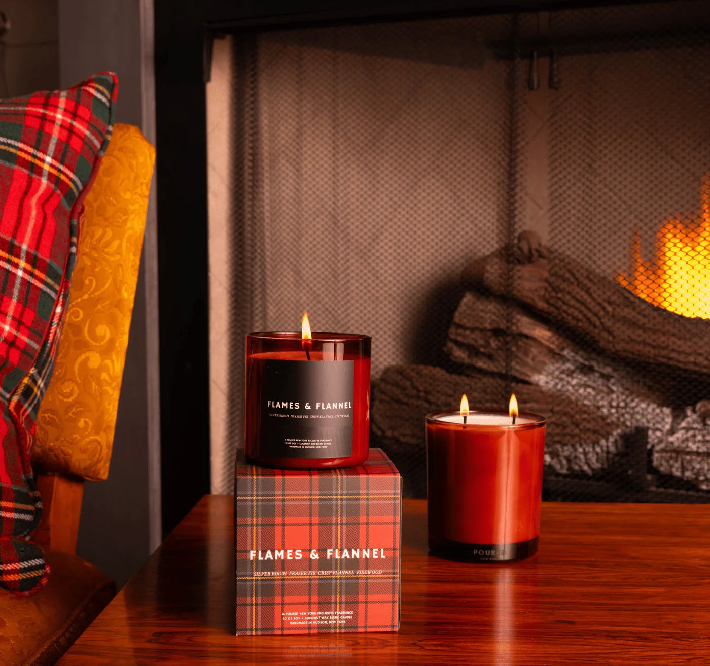 Flames & Flannel 10oz. Soy Wax Candle
