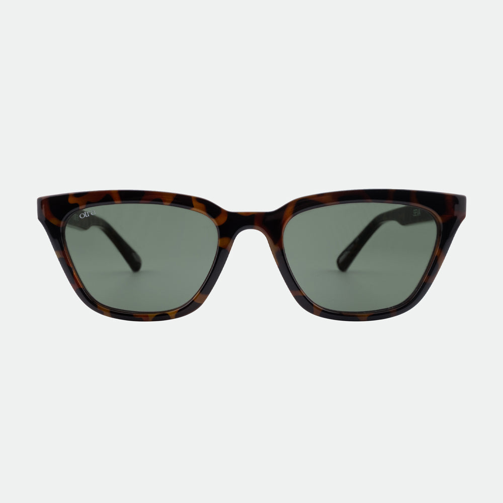 Seva Sunglasses Tortoise|Green