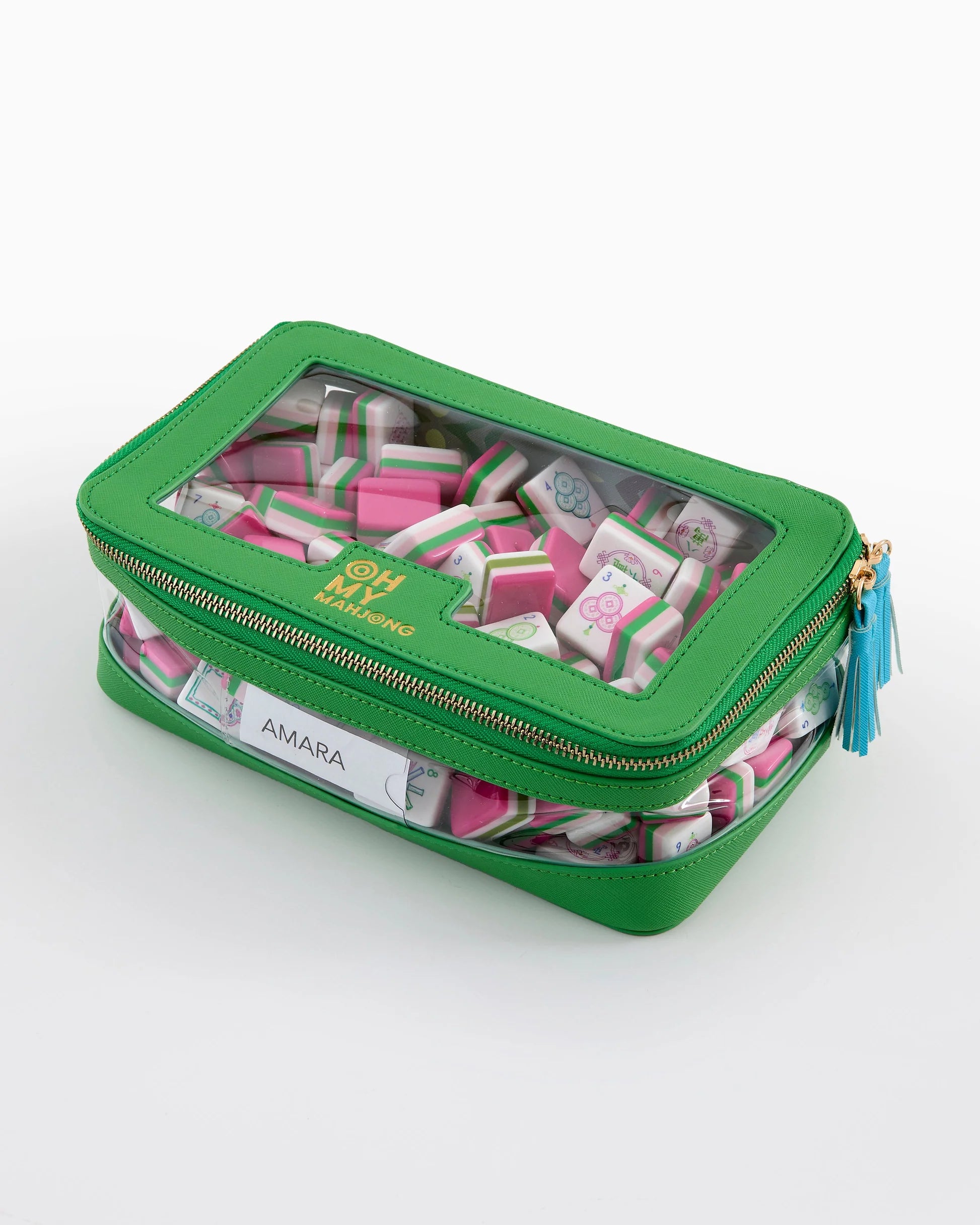 Green Tile Storage Bag