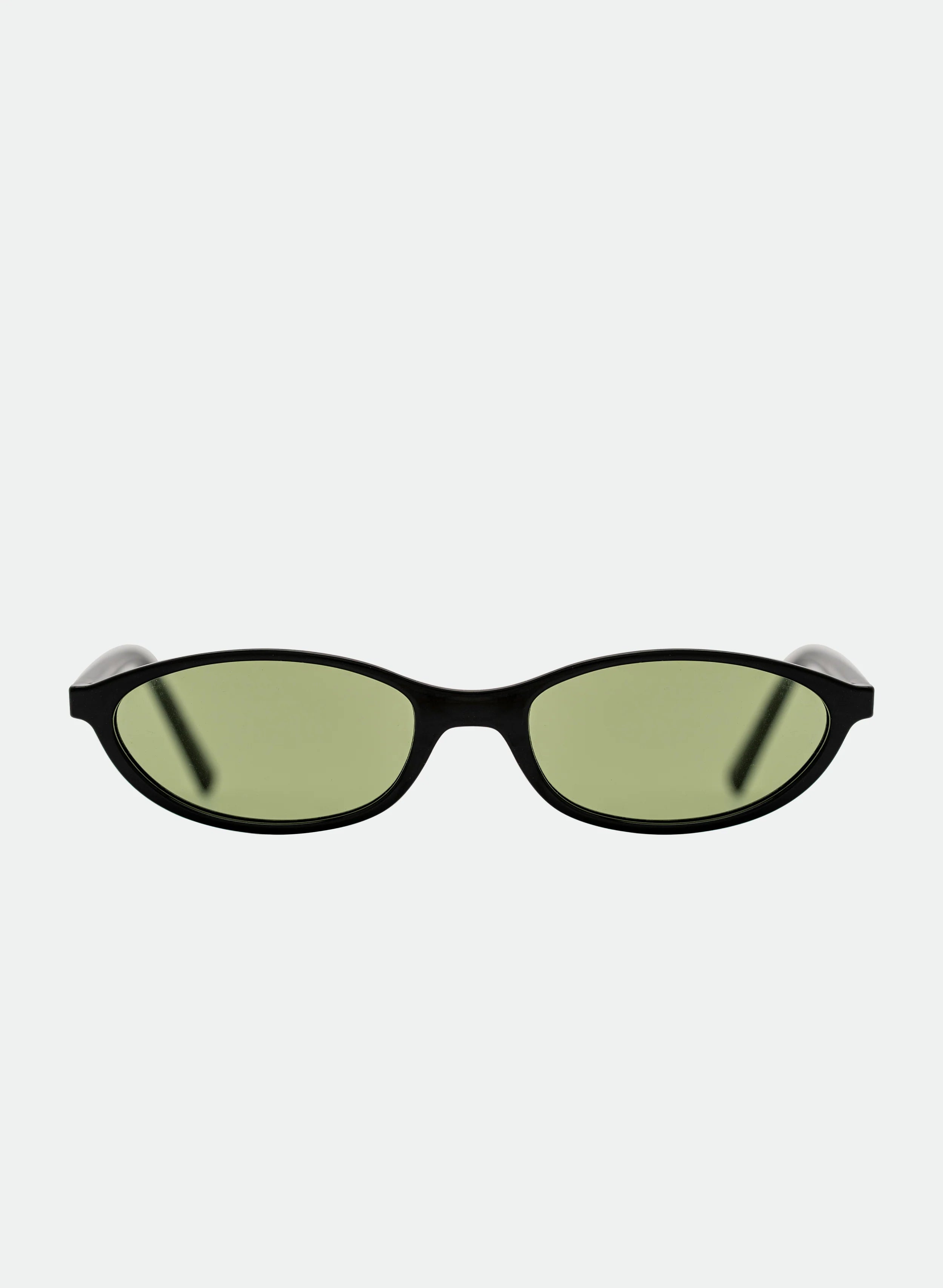 Hazel Sunglasses Black/Light Green