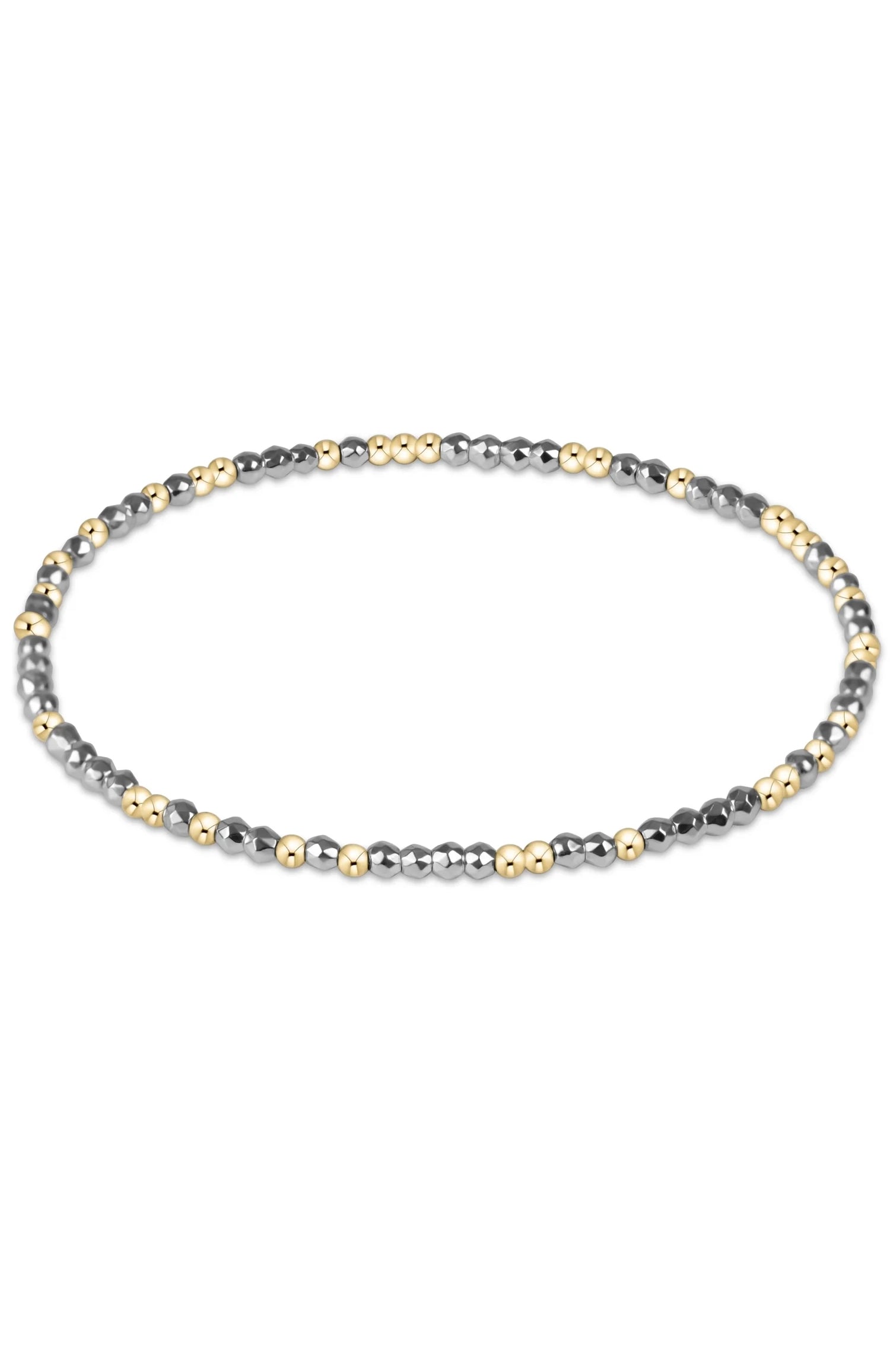 Hope Unwritten Bright Silver Faceted Hematite 2mm