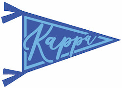 Kappa Kappa Gamma Spirit Pennant Magnet