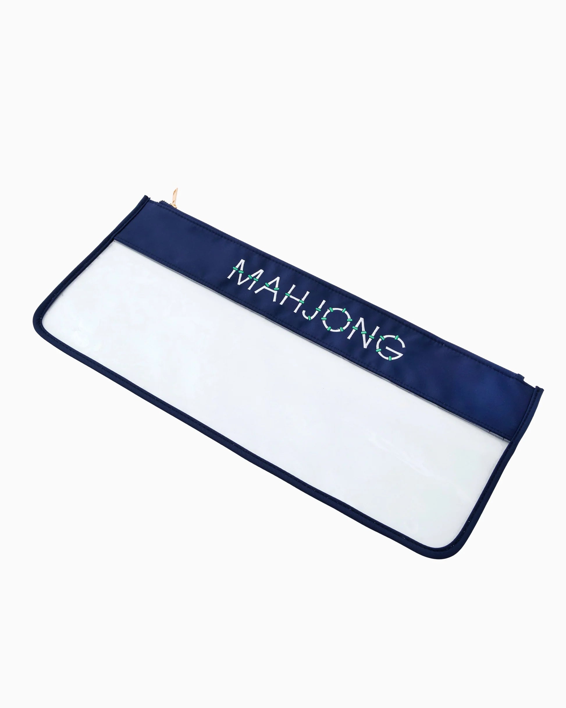 Navy Bamboo Mahjong Bag