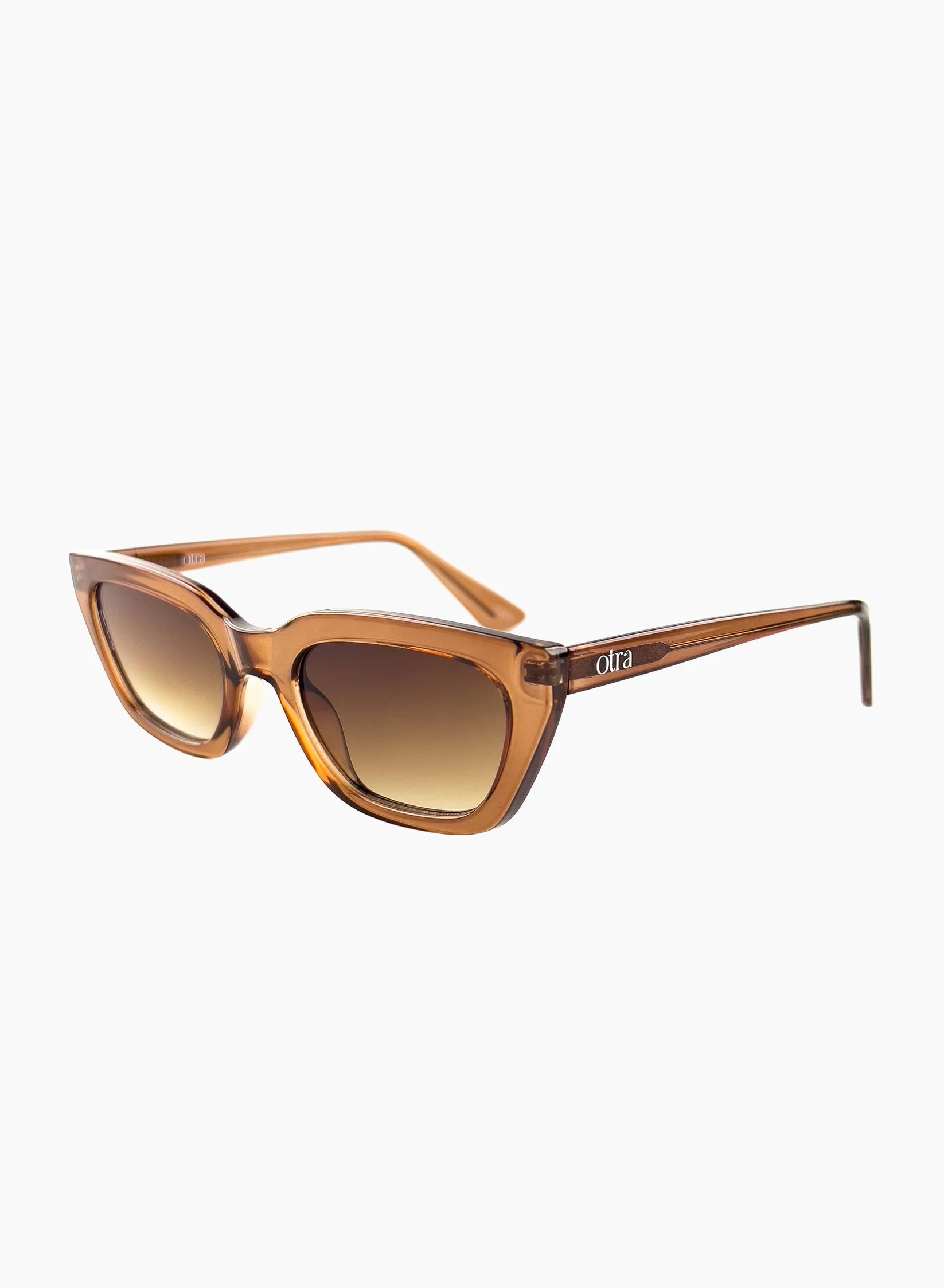 Nove Sunglasses Transparent Coffee|Brown