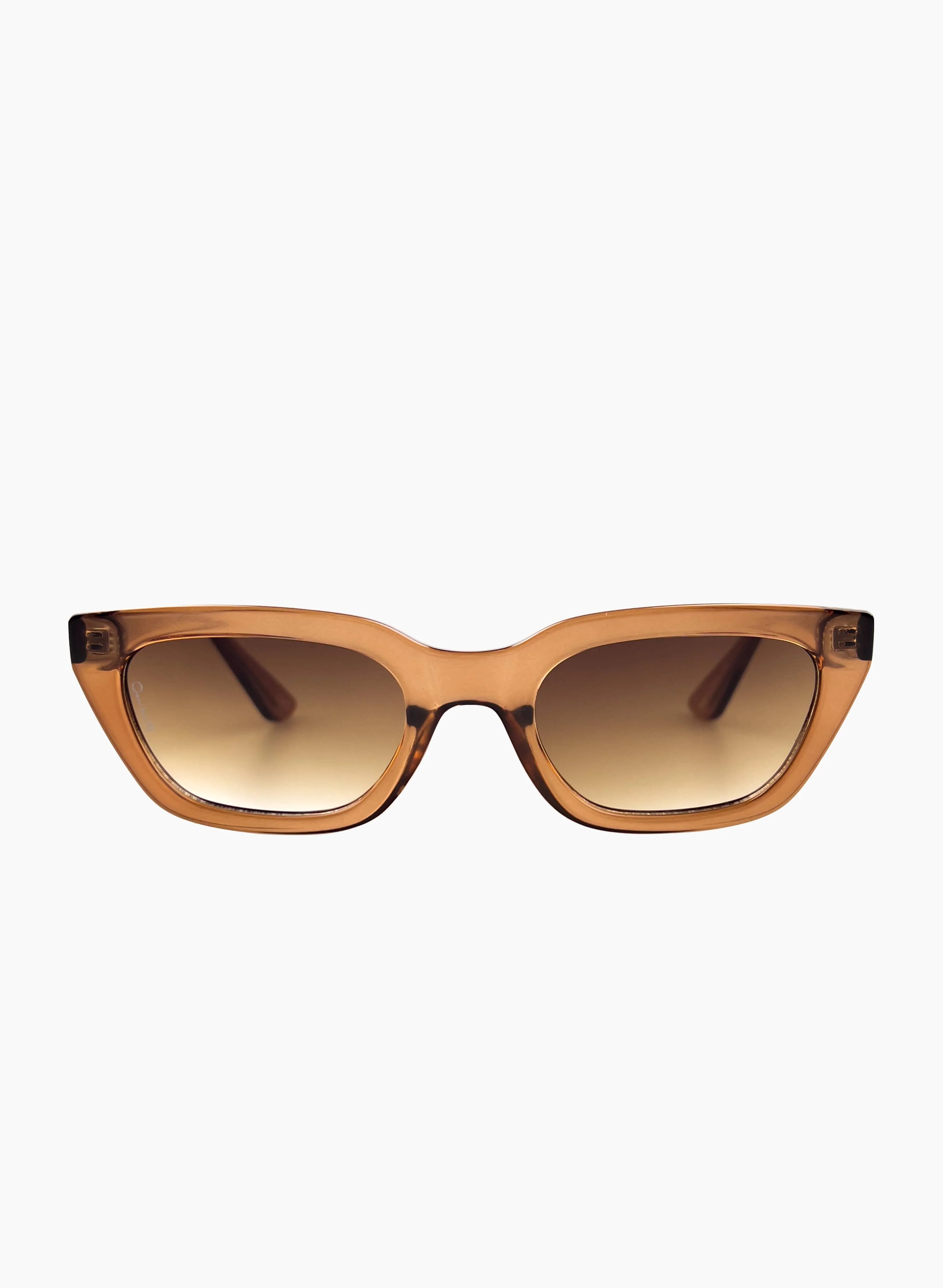 Nove Sunglasses Transparent Coffee|Brown