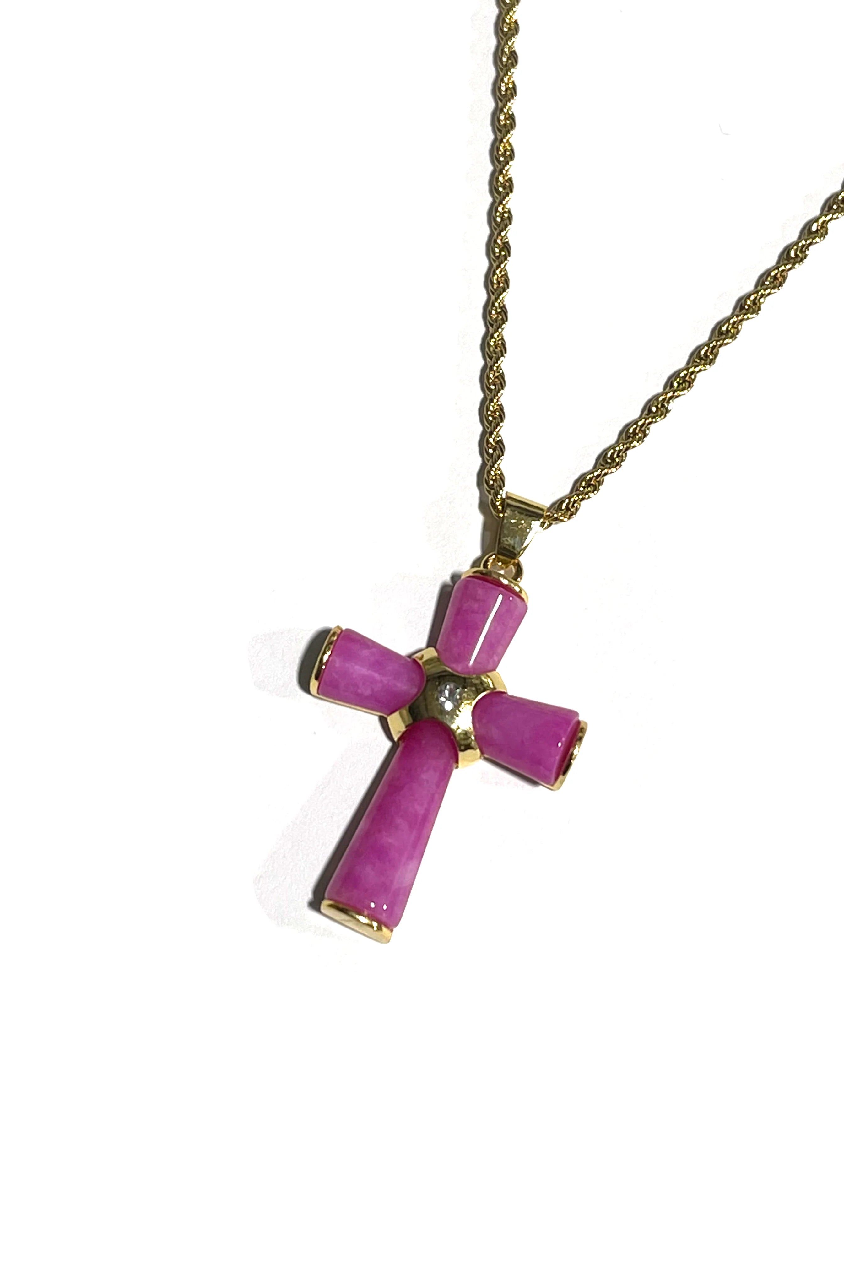 Shannon Necklace, Pink