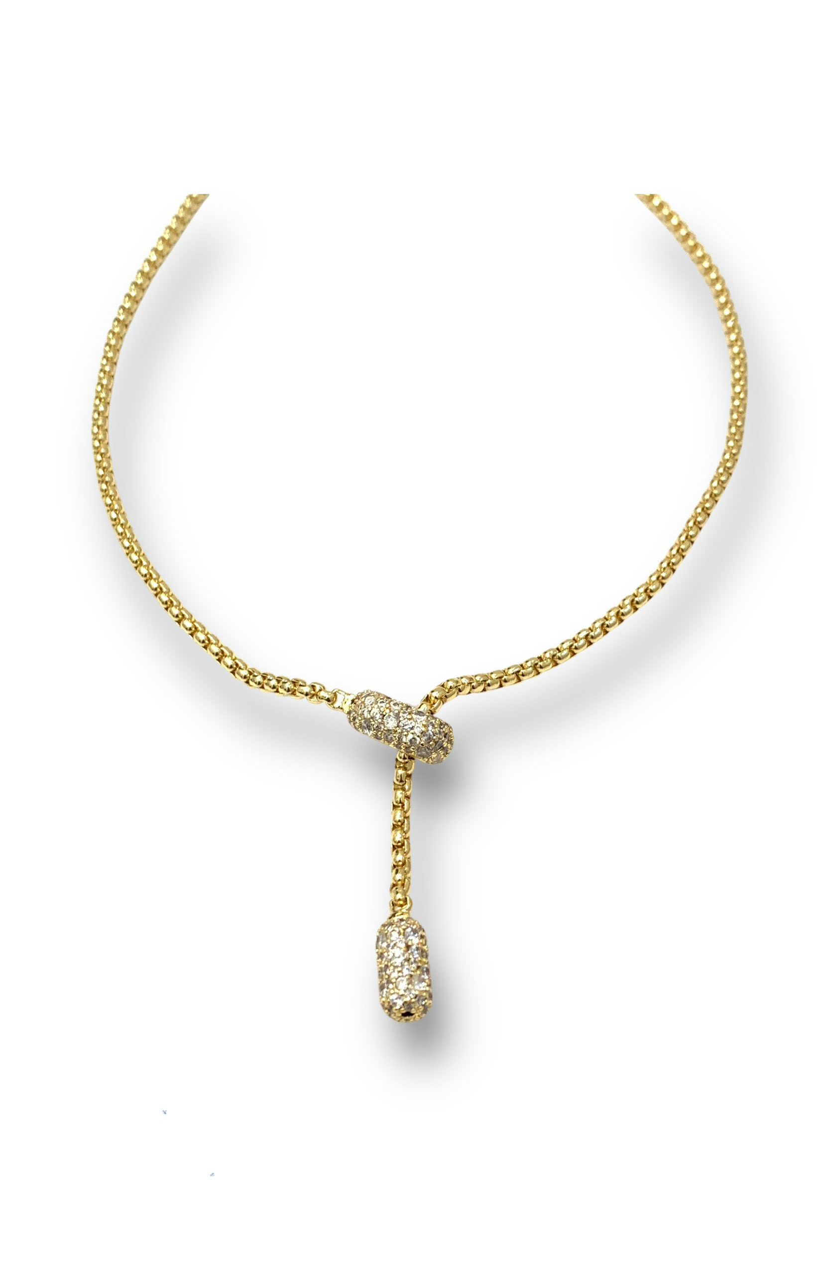 Maya Mini Lariat Necklace