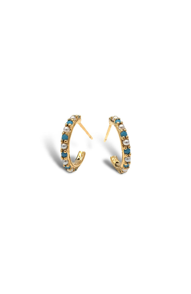Joy petite hoop E, G, Turquoise