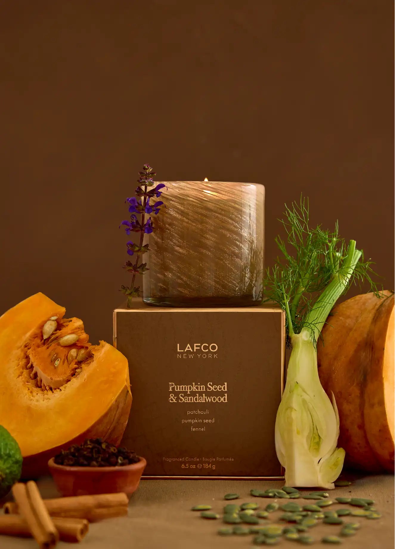 Pumpkin Seed & Sandalwood Candle Classic 6.5oz