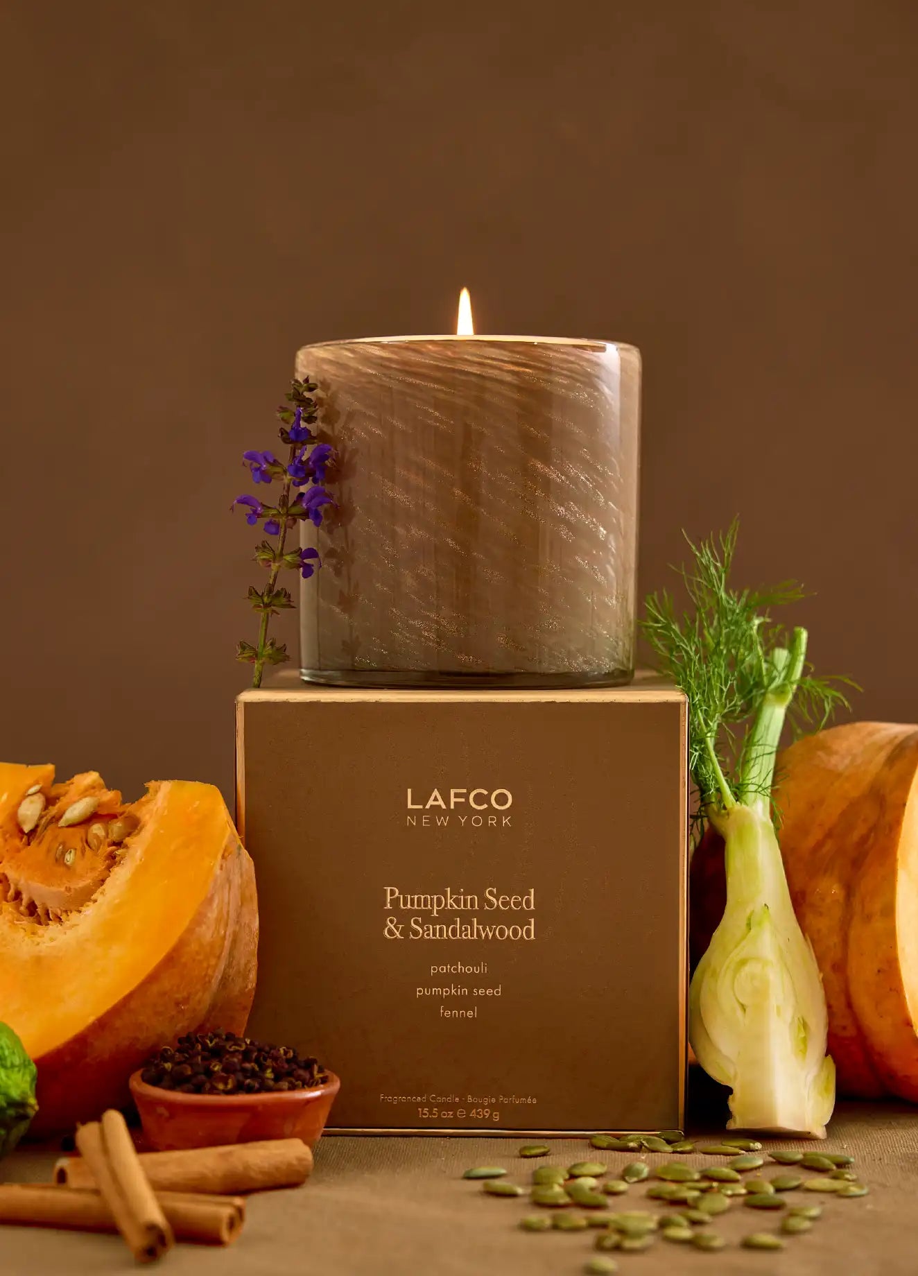 Pumpkin Seed & Sandalwood Candle Signature 15.5oz
