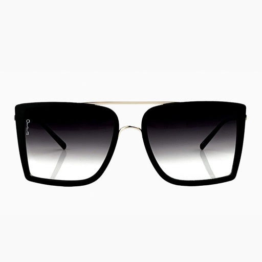 Velda Sunglasses Black/Gold Fade