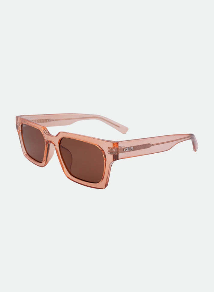 Roco Sunglasses Transparent Rose|Rose