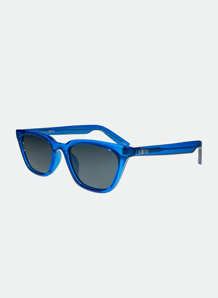 Seva Sunglasses Transparent Blue|Smoke