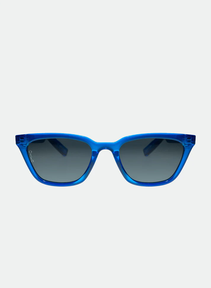 Seva Sunglasses Transparent Blue|Smoke