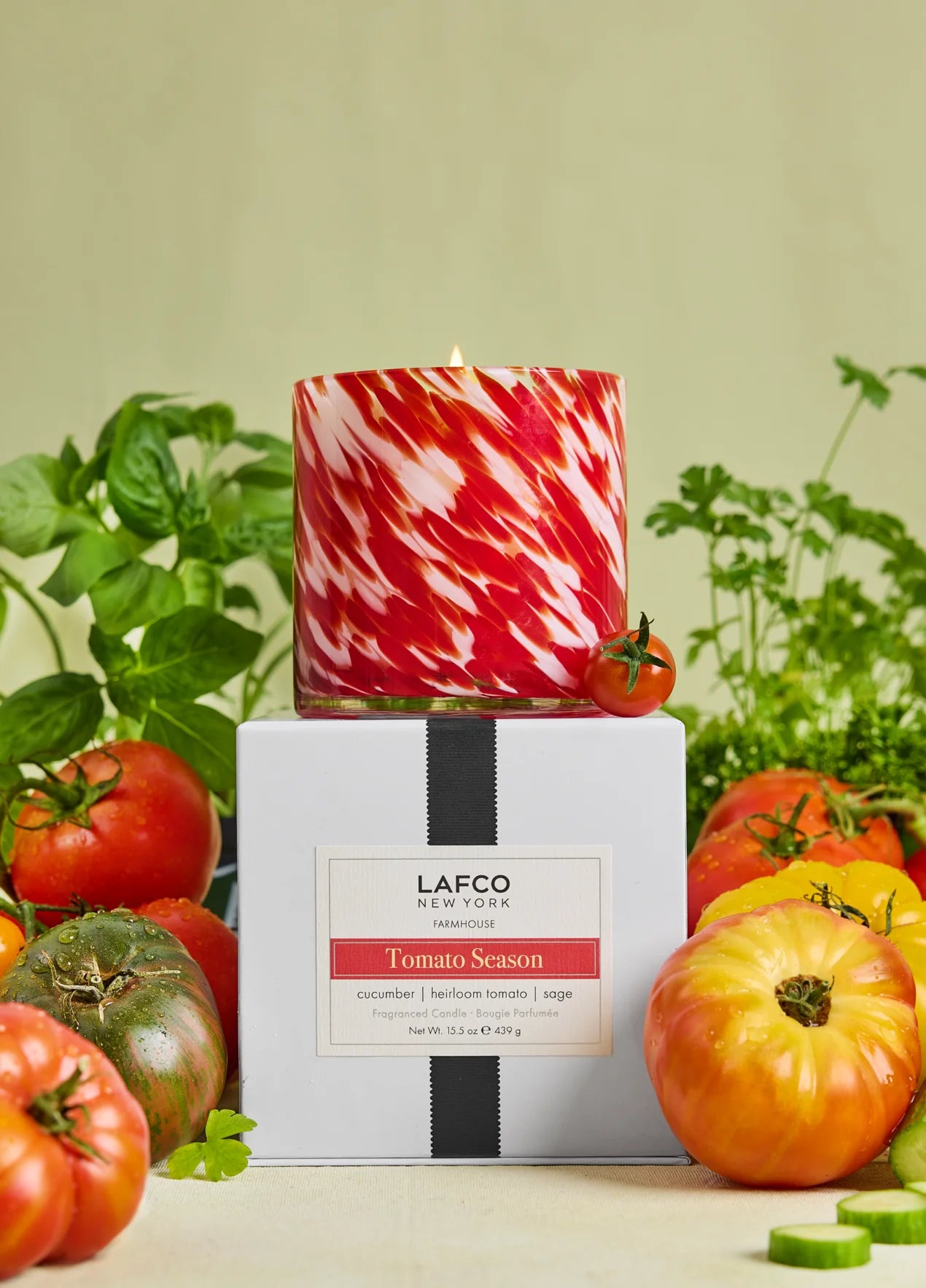 15.5oz Tomato Season Signature Candle - Farm House